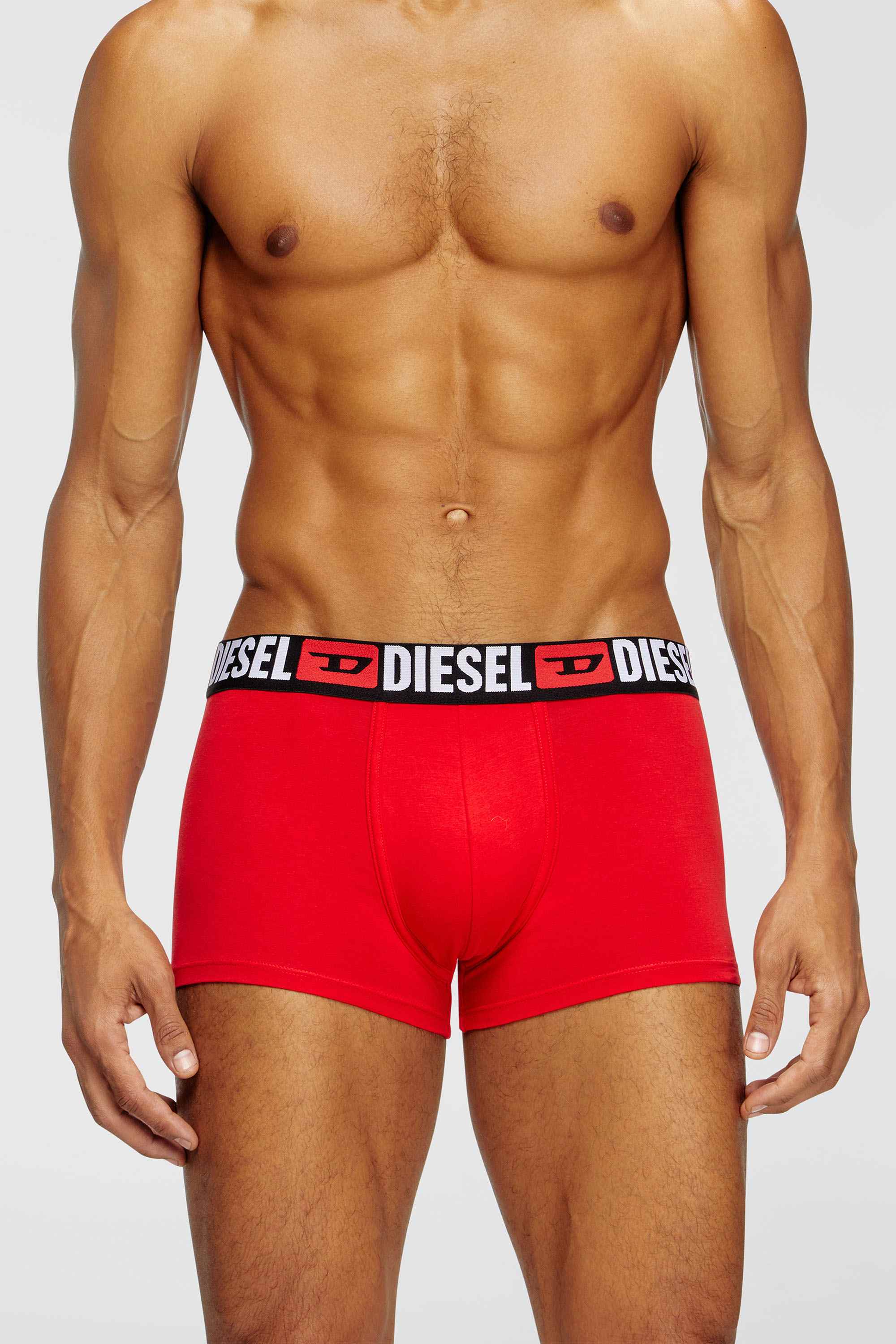 Multicolor Three-Pack Of All-Over Logo Waist Boxers