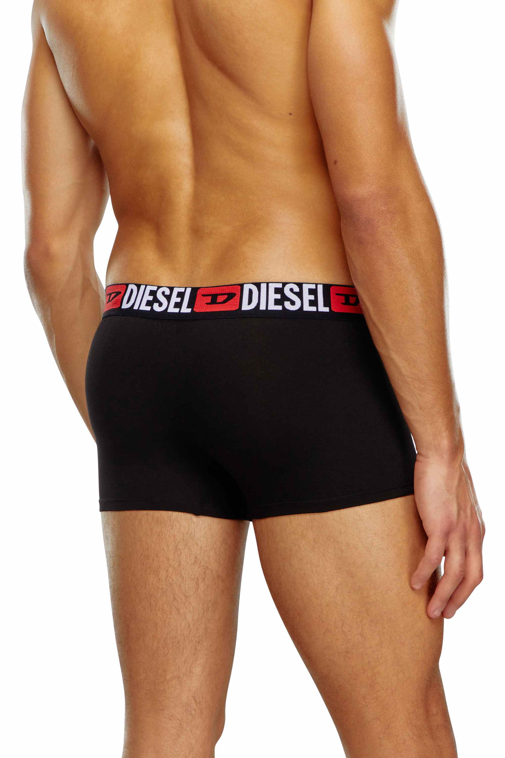 Multicolor Three-pack of all-over logo waist boxers