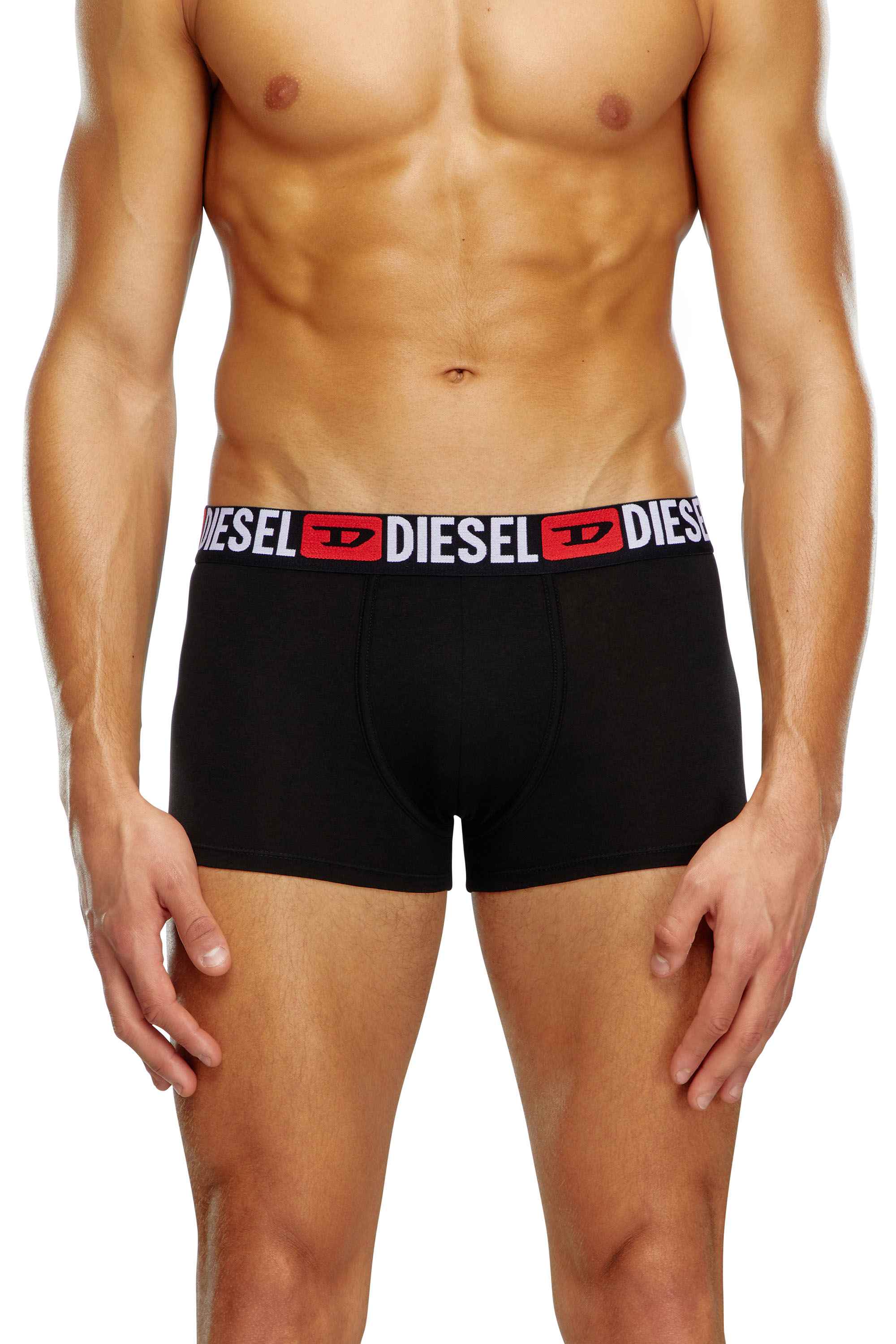 Multicolor Three-pack of all-over logo waist boxers