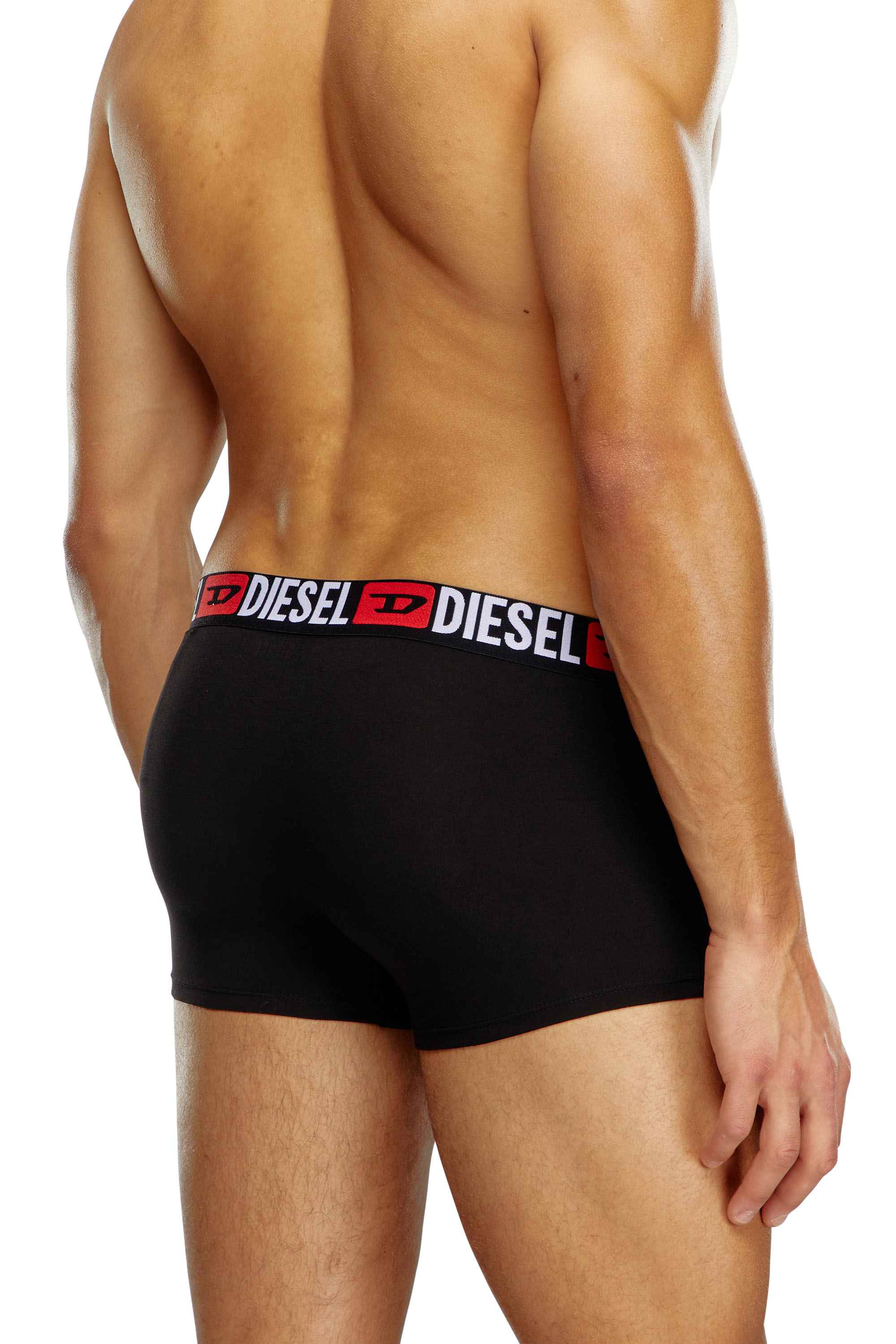 Black Three-pack of all-over logo waist boxers