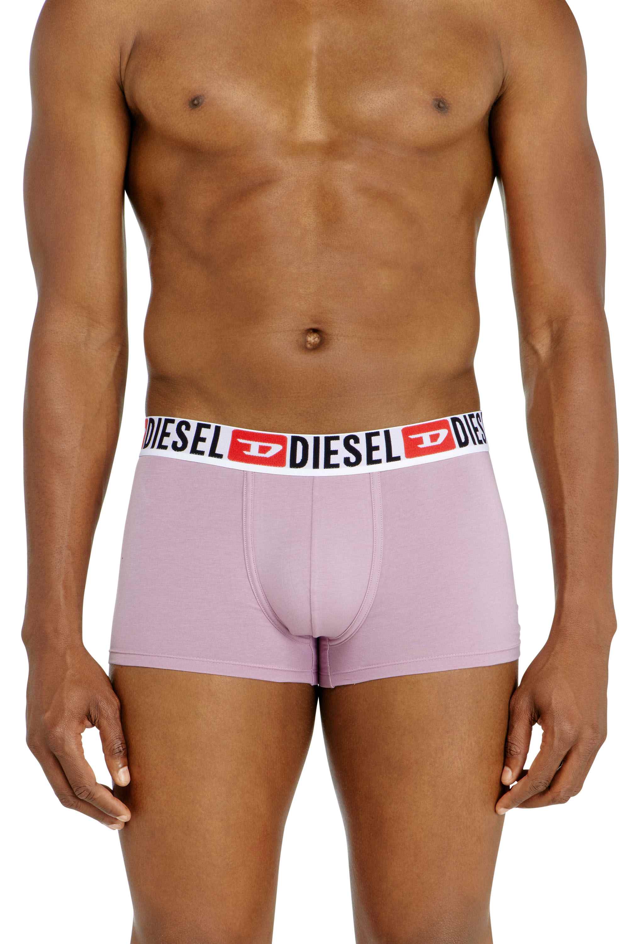 Violet Three-Pack Of All-Over Logo Waist Boxers
