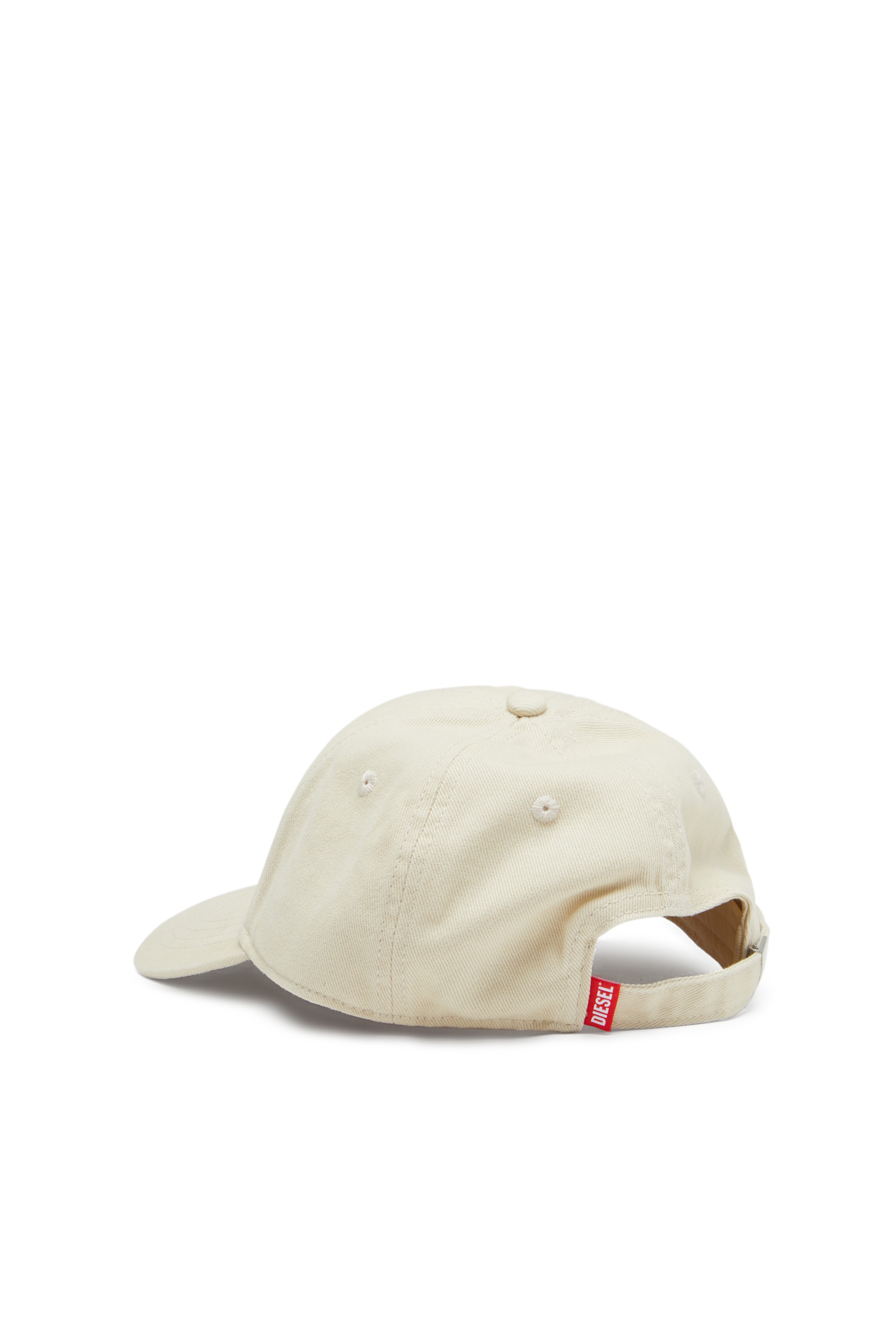 White Baseball cap with logo patch