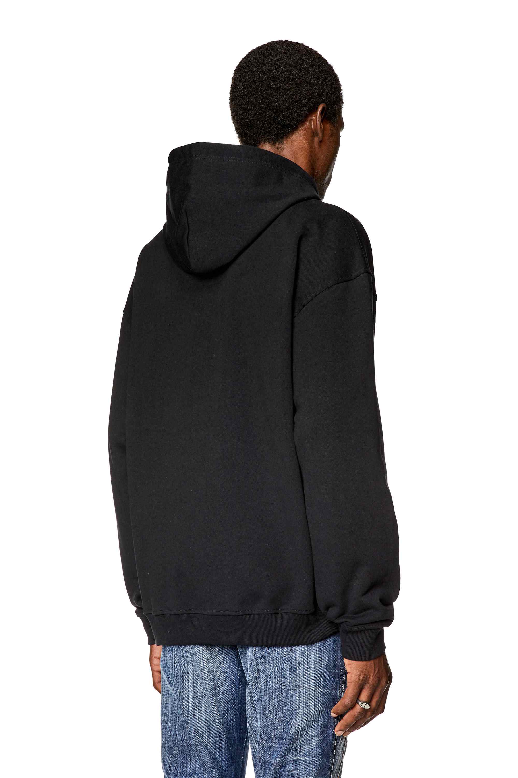 Black Hoodie with cracked logo