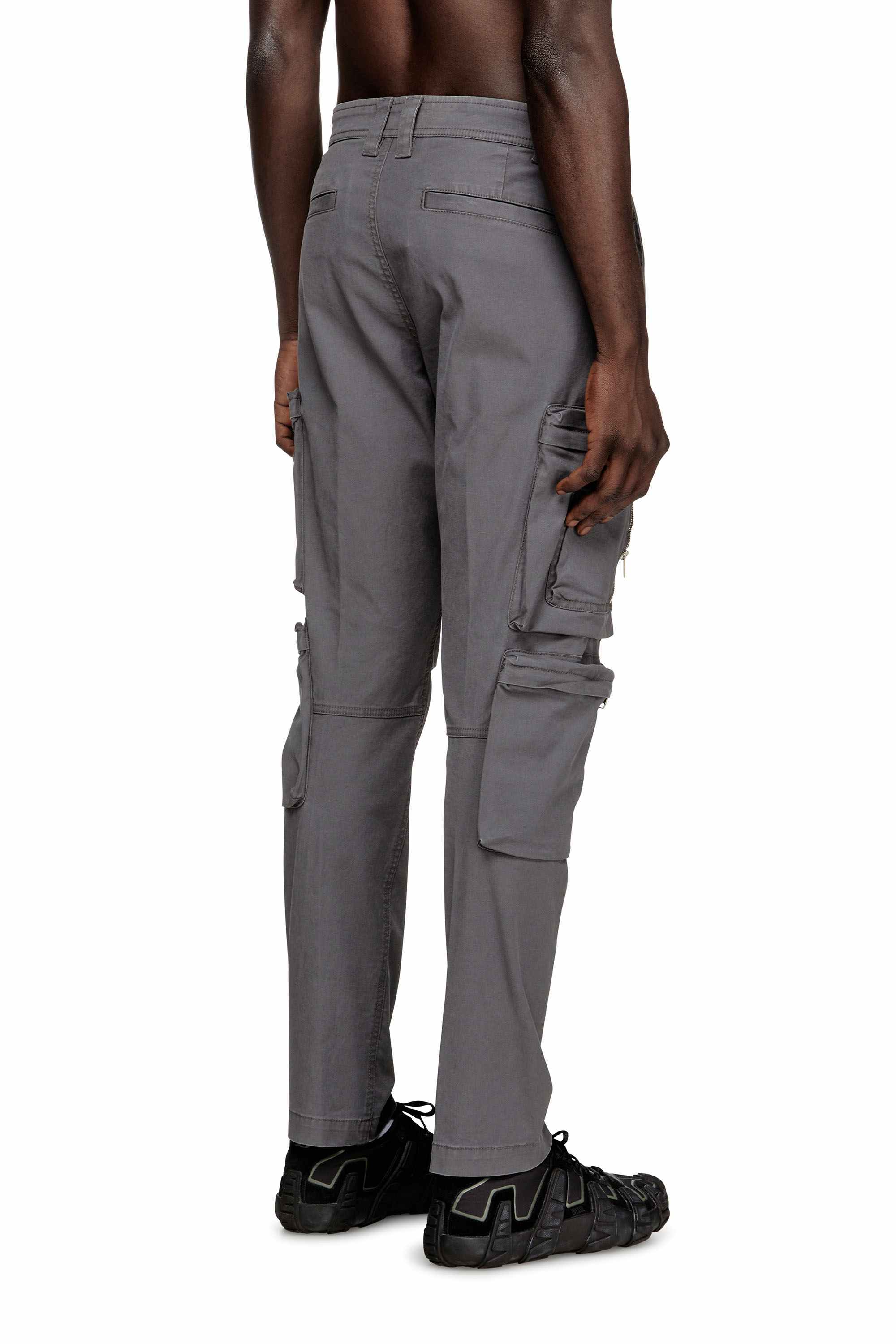 Dark Grey Cargo pants with zip pocket