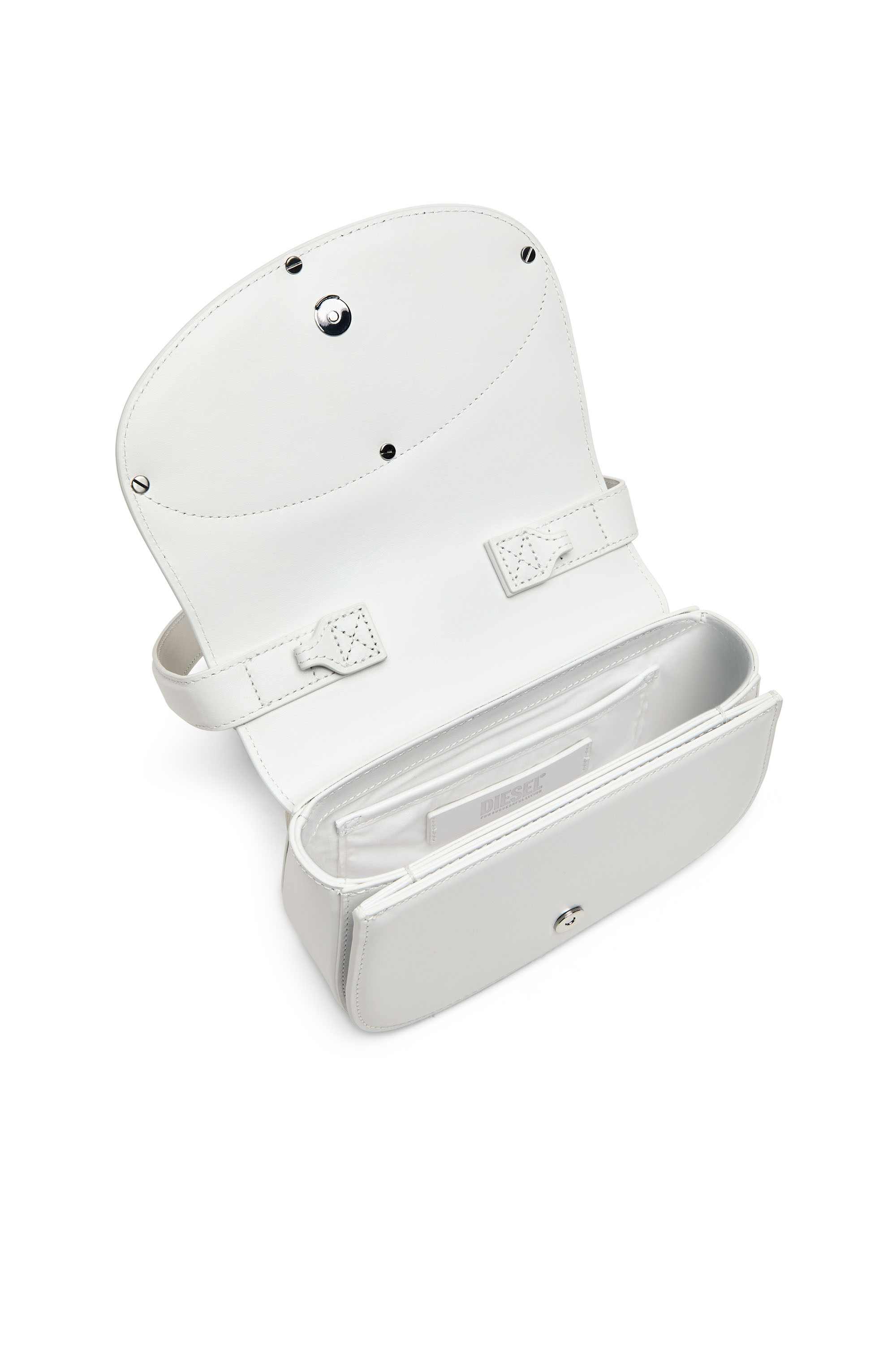 White 1DR-Iconic shoulder bag in nappa leather