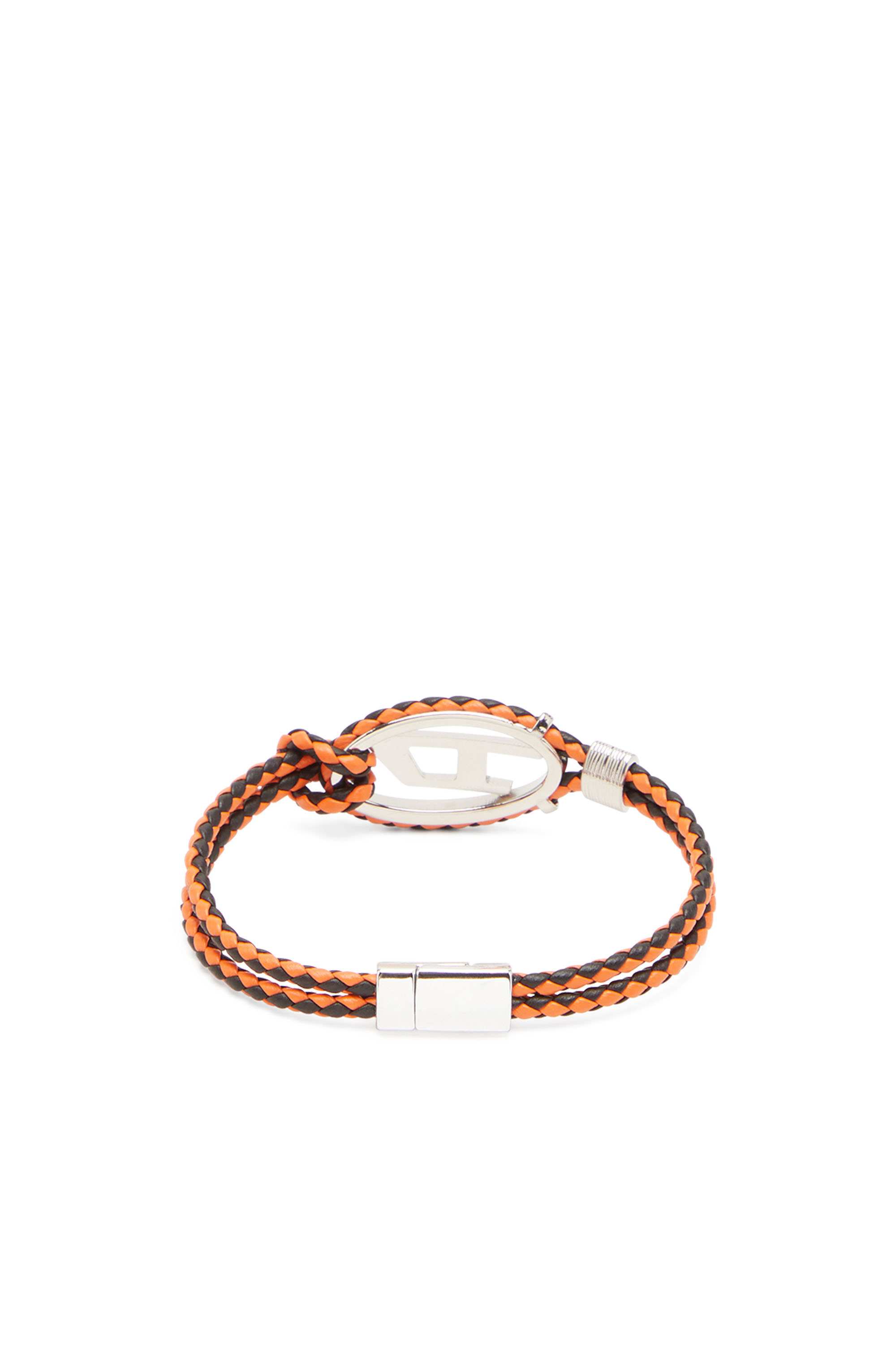 Orange A-ROPE Braided Bracelet