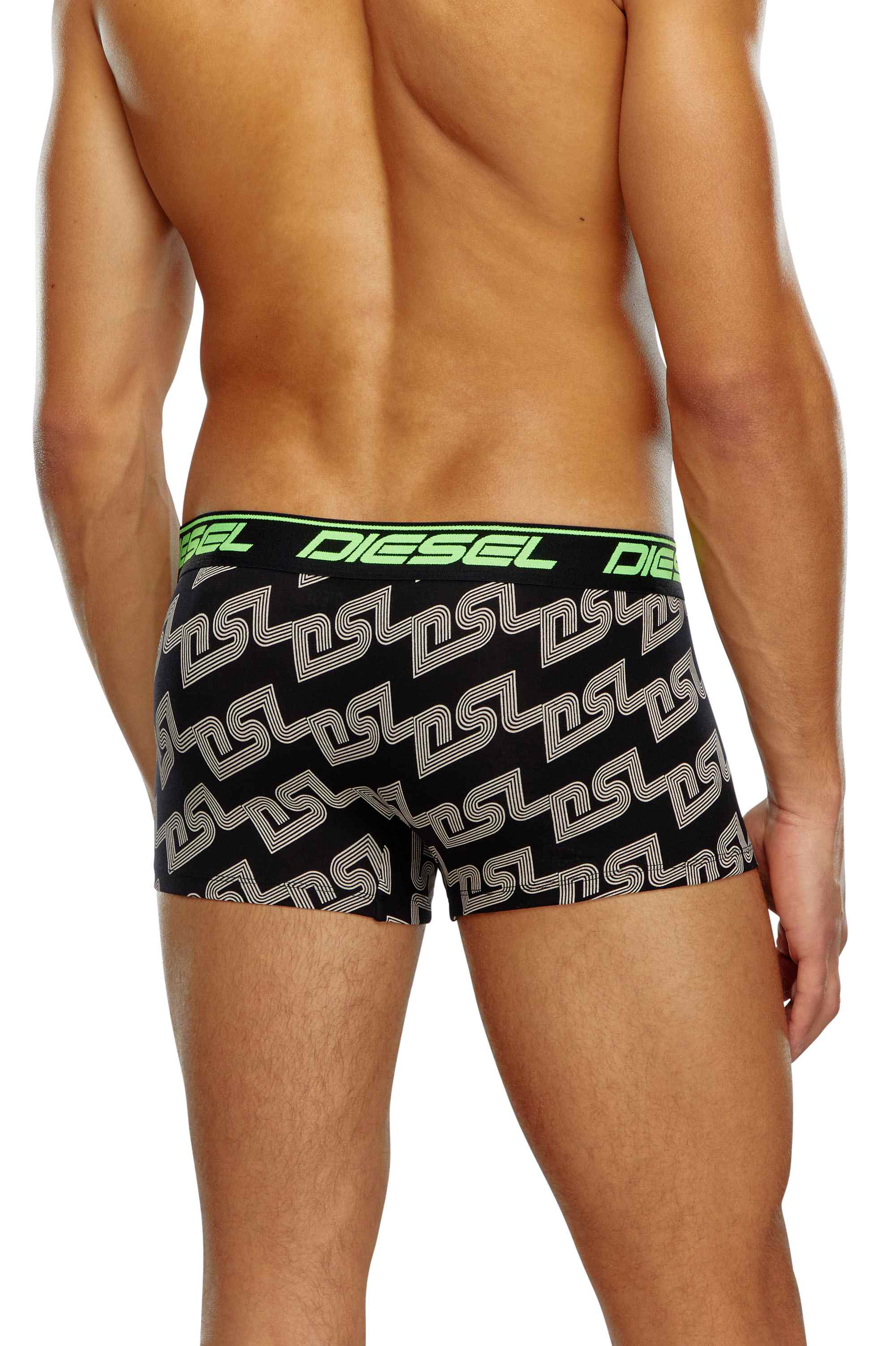 Black Three-pack cloudy-print boxer briefs