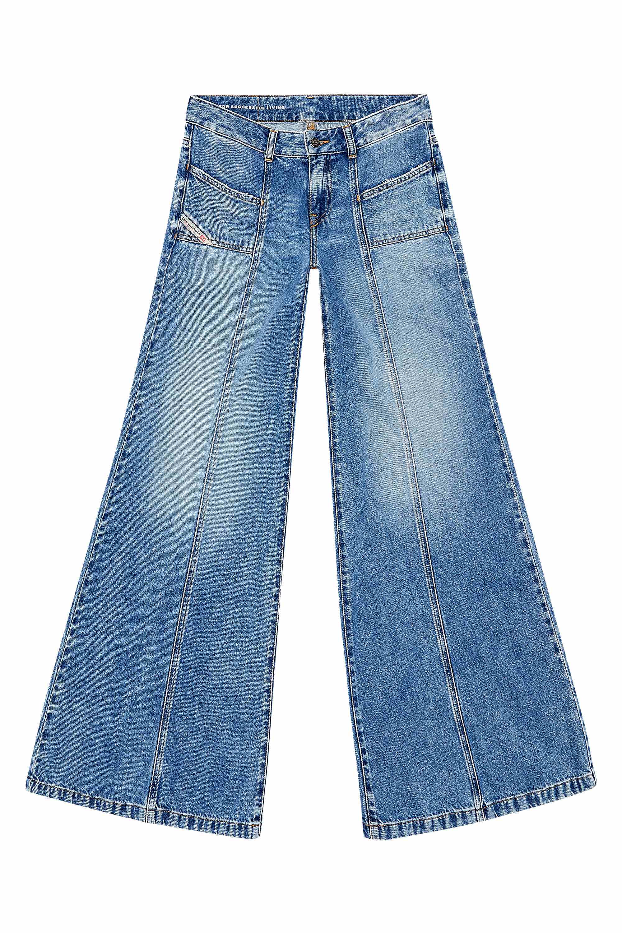Blue Flare Jeans - D-Akii