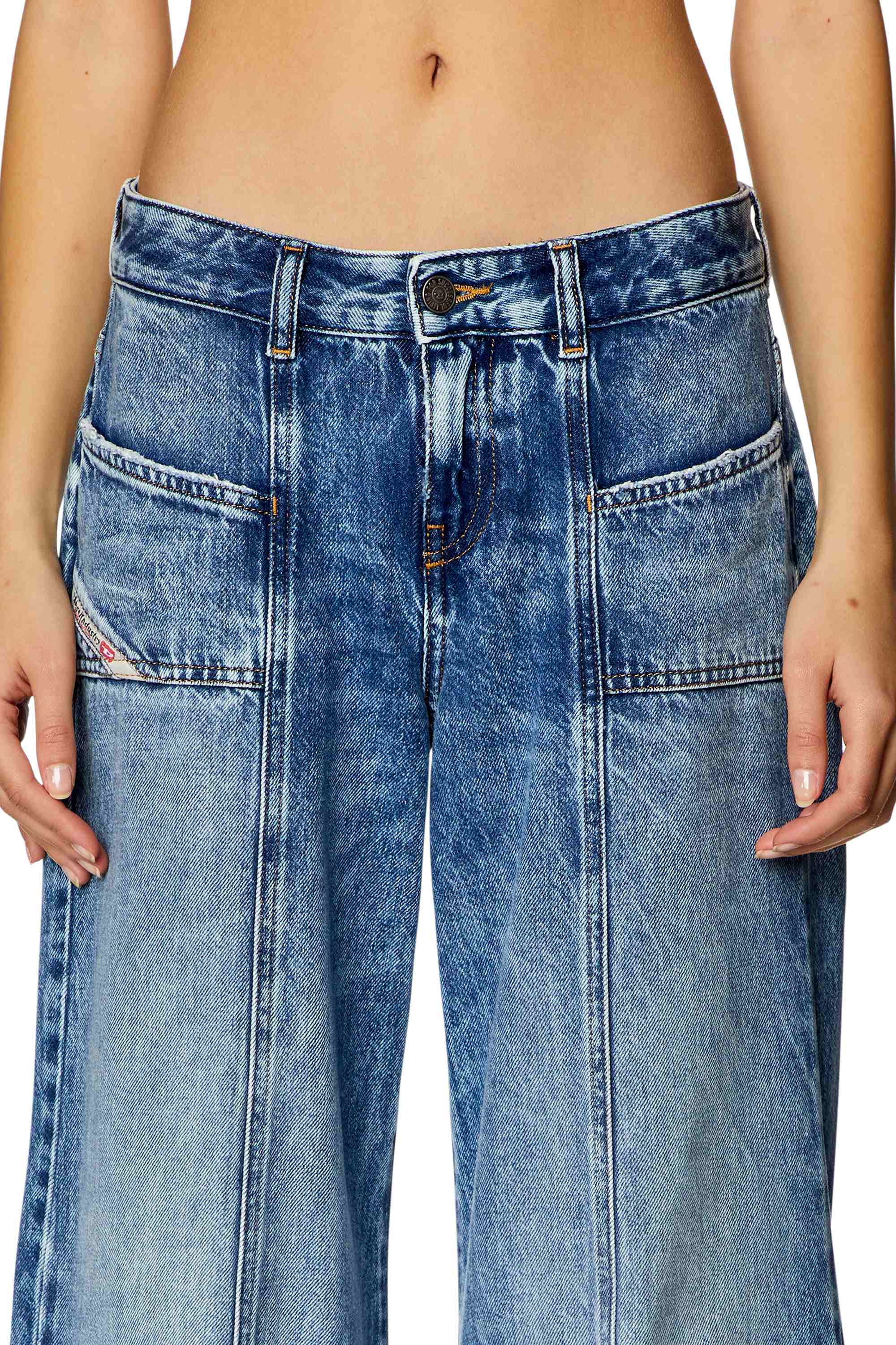 Blue Flare Jeans - D-Akii