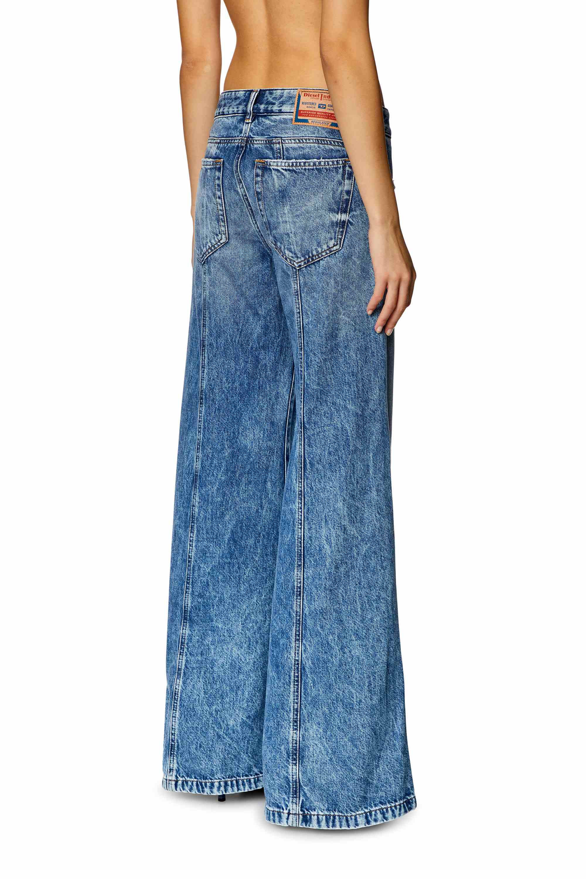 Blue Flare Jeans - D-Akii
