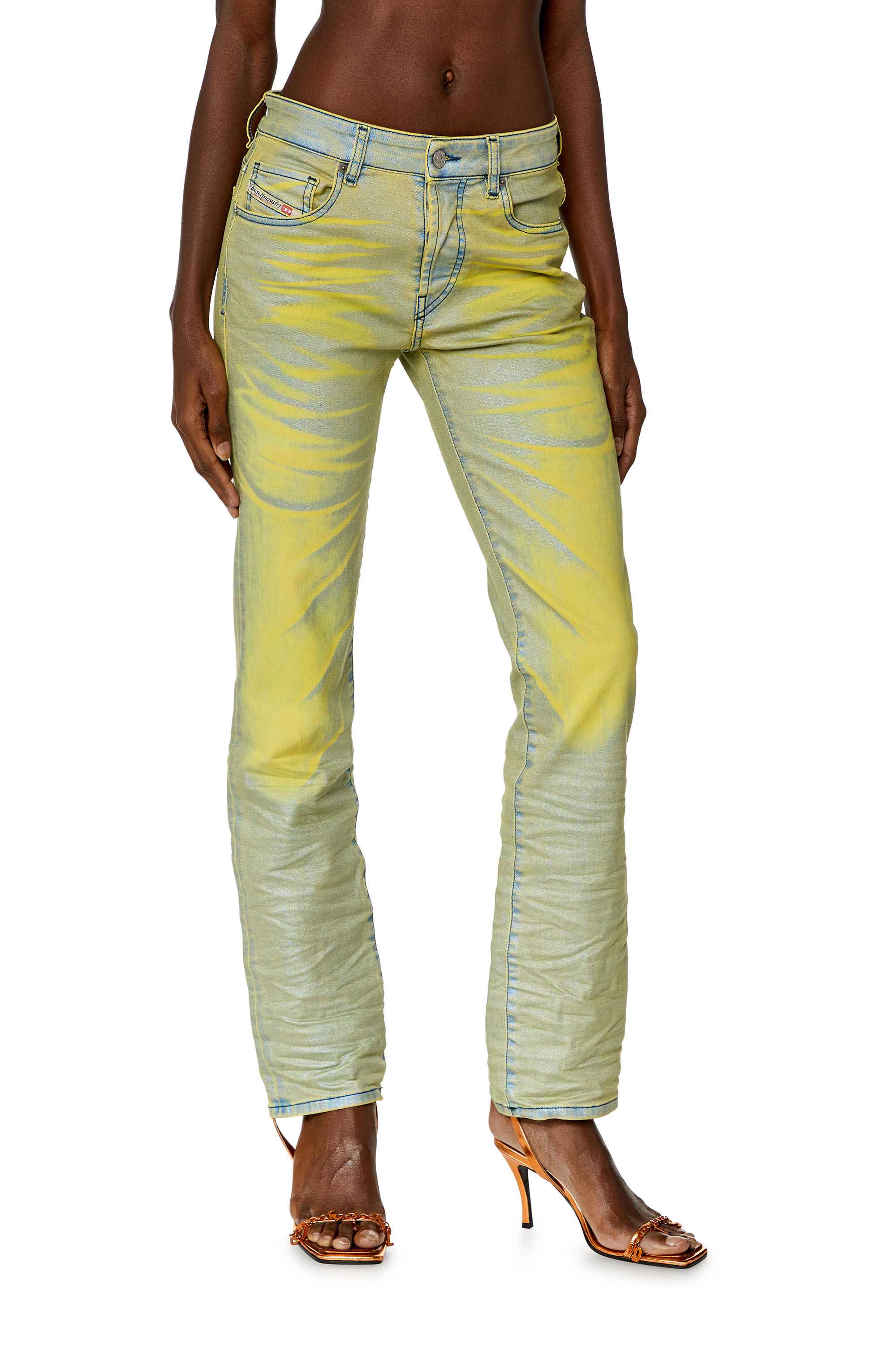 Yellow Regular Jeans - 1989 D-Mine