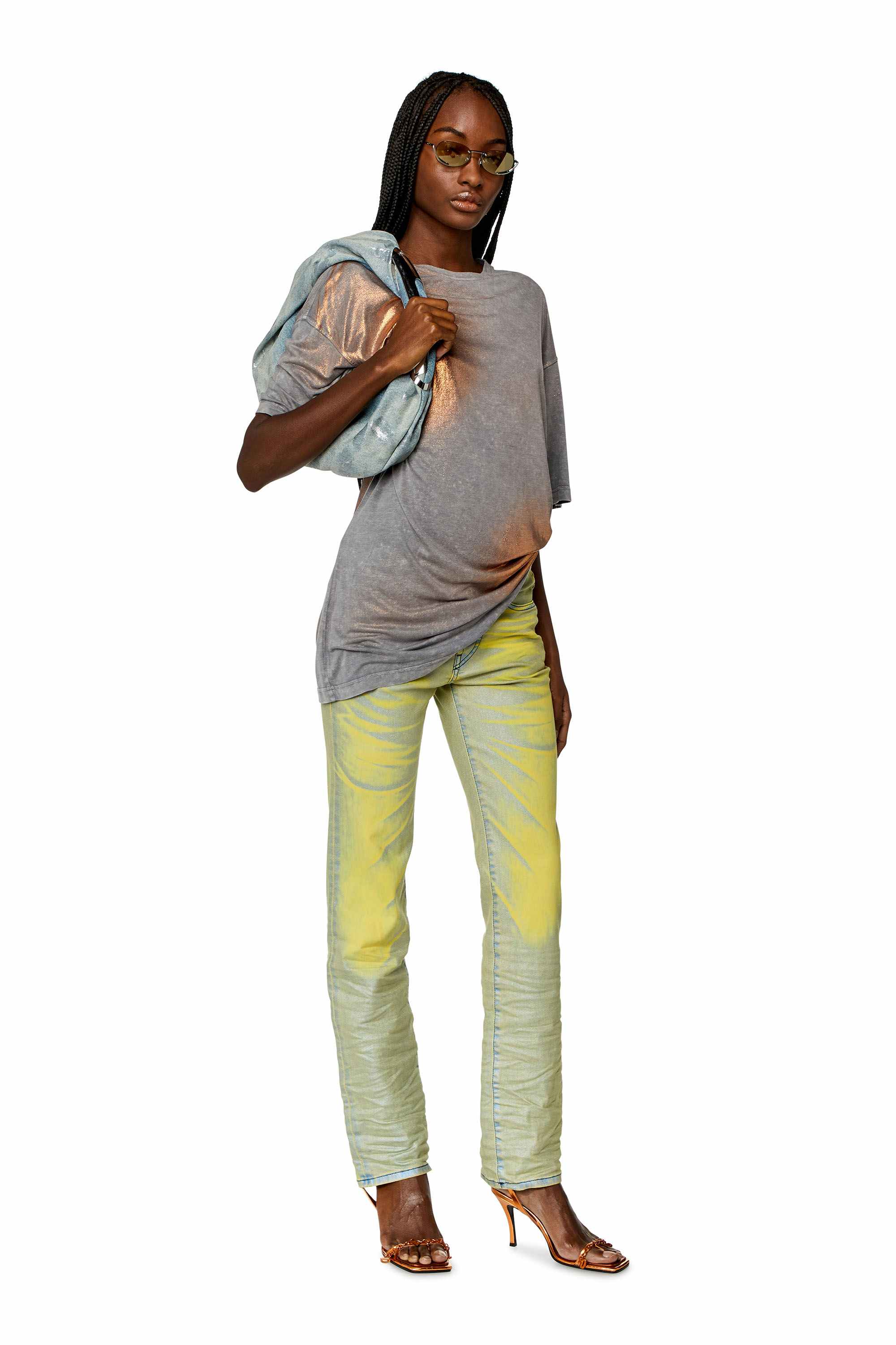 Yellow Regular Jeans - 1989 D-Mine