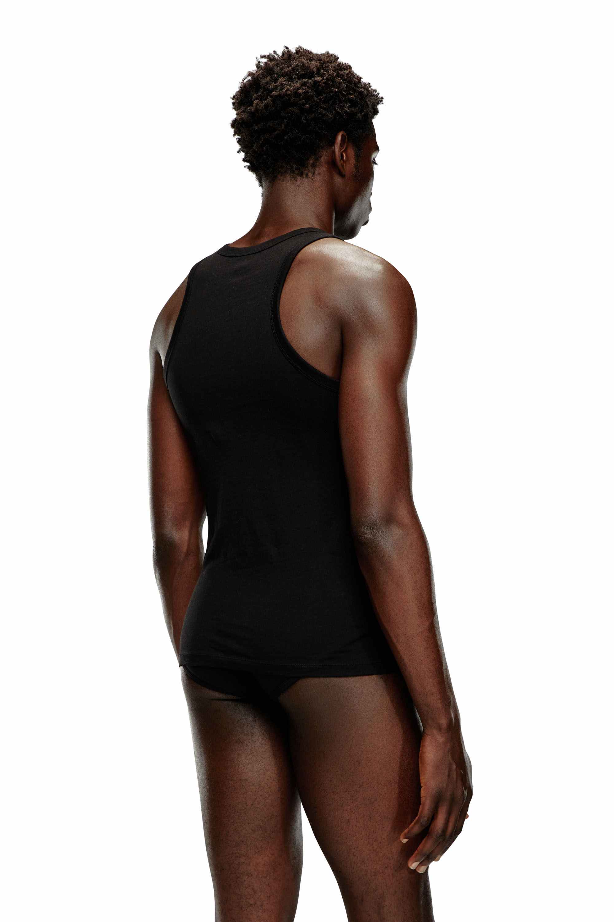 Black 2-pack of cotton tank tops