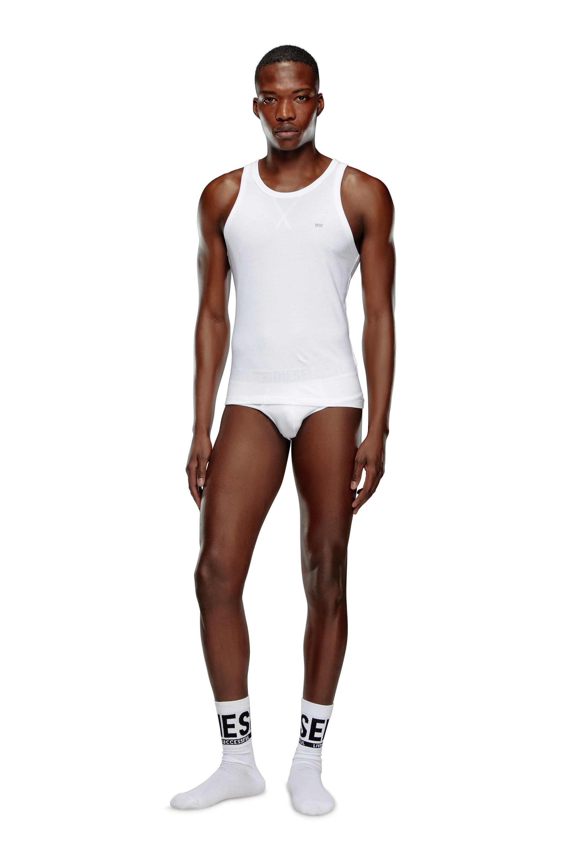 White  2-pack of cotton tank tops