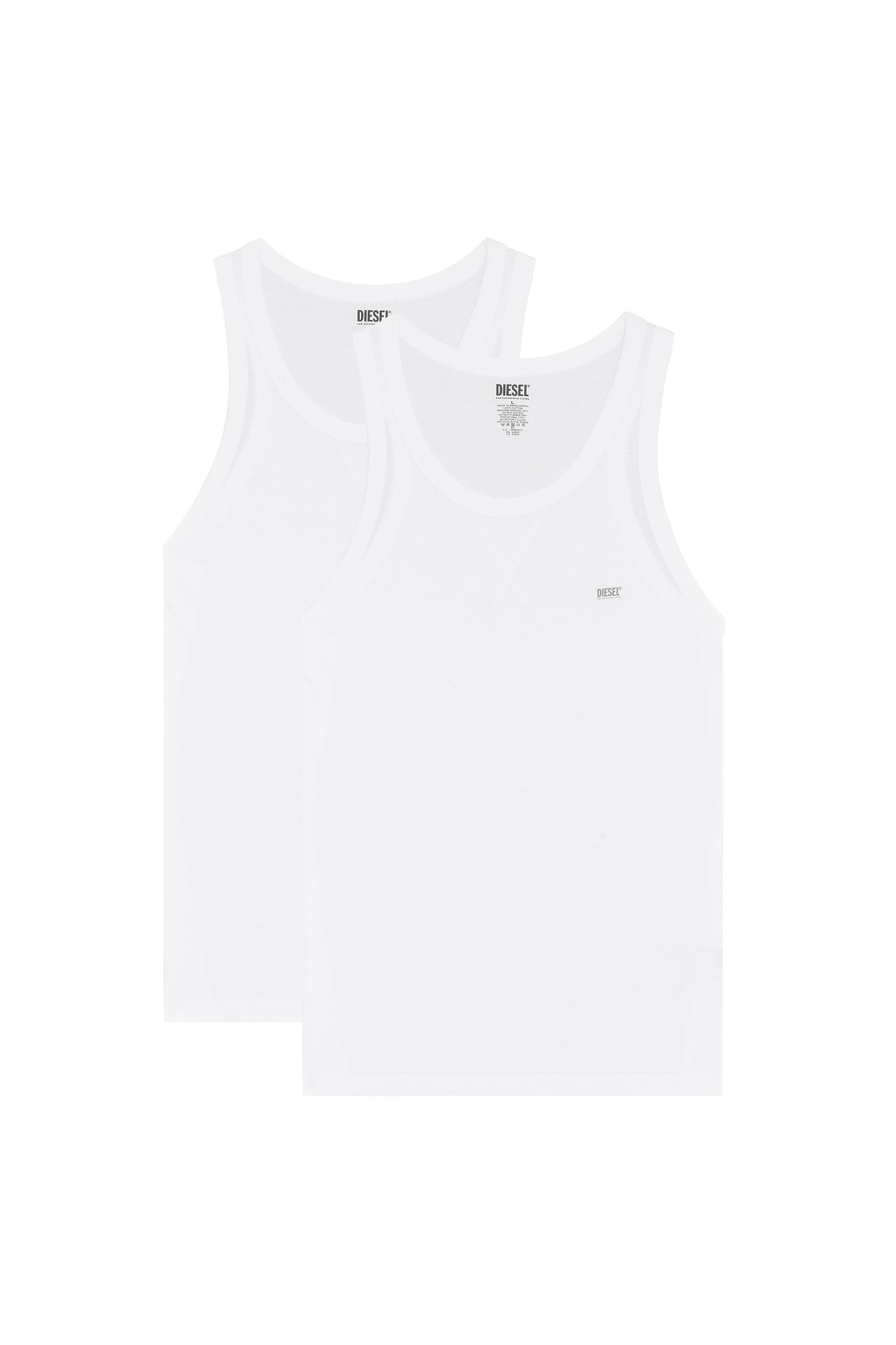 White  2-pack of cotton tank tops
