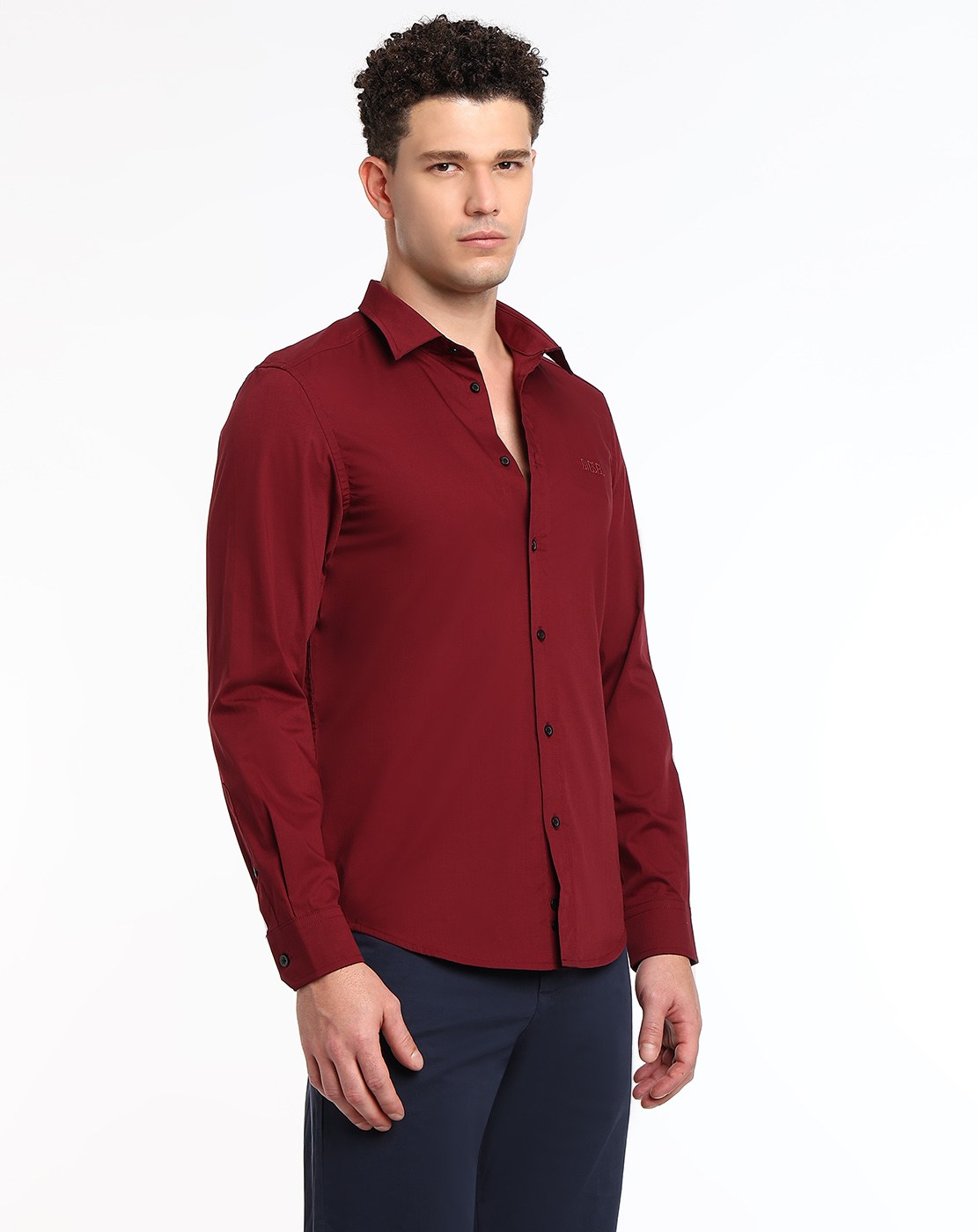 Brown Male IN-S-BILL-EMB Shirts
