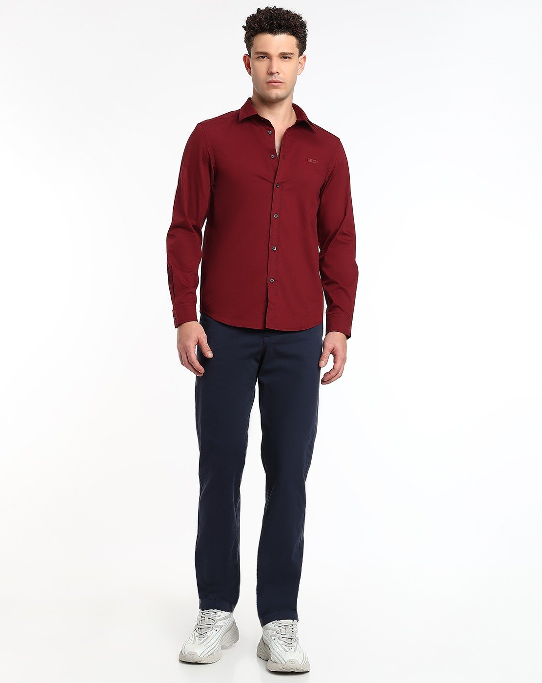 Brown Male IN-S-BILL-EMB Shirts