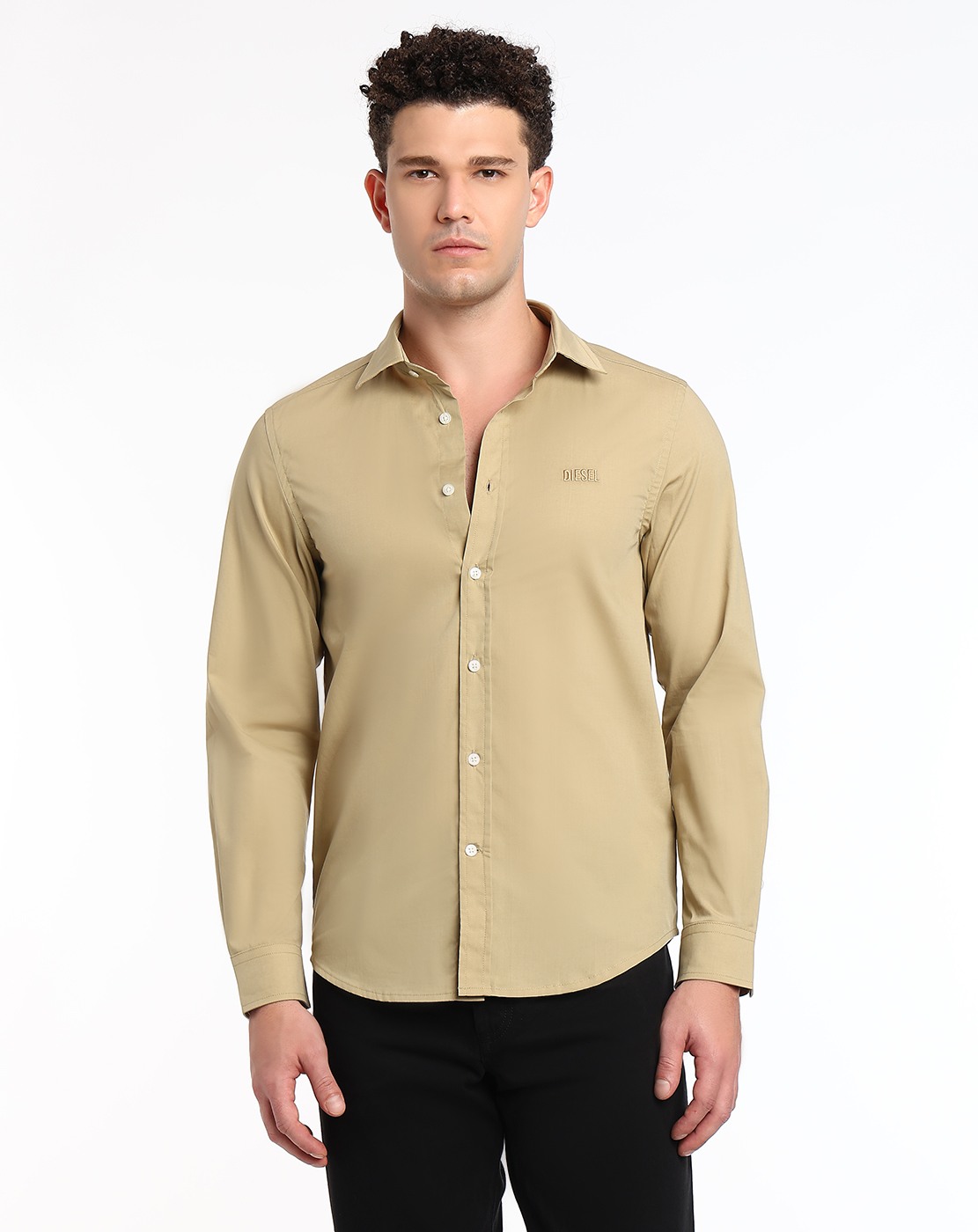 Light Brown Male IN-S-BILL-EMB Shirts