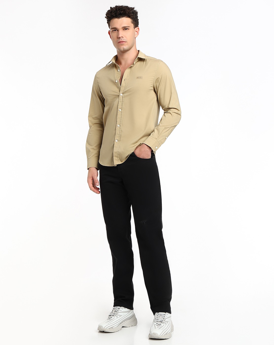 Light Brown Male IN-S-BILL-EMB Shirts