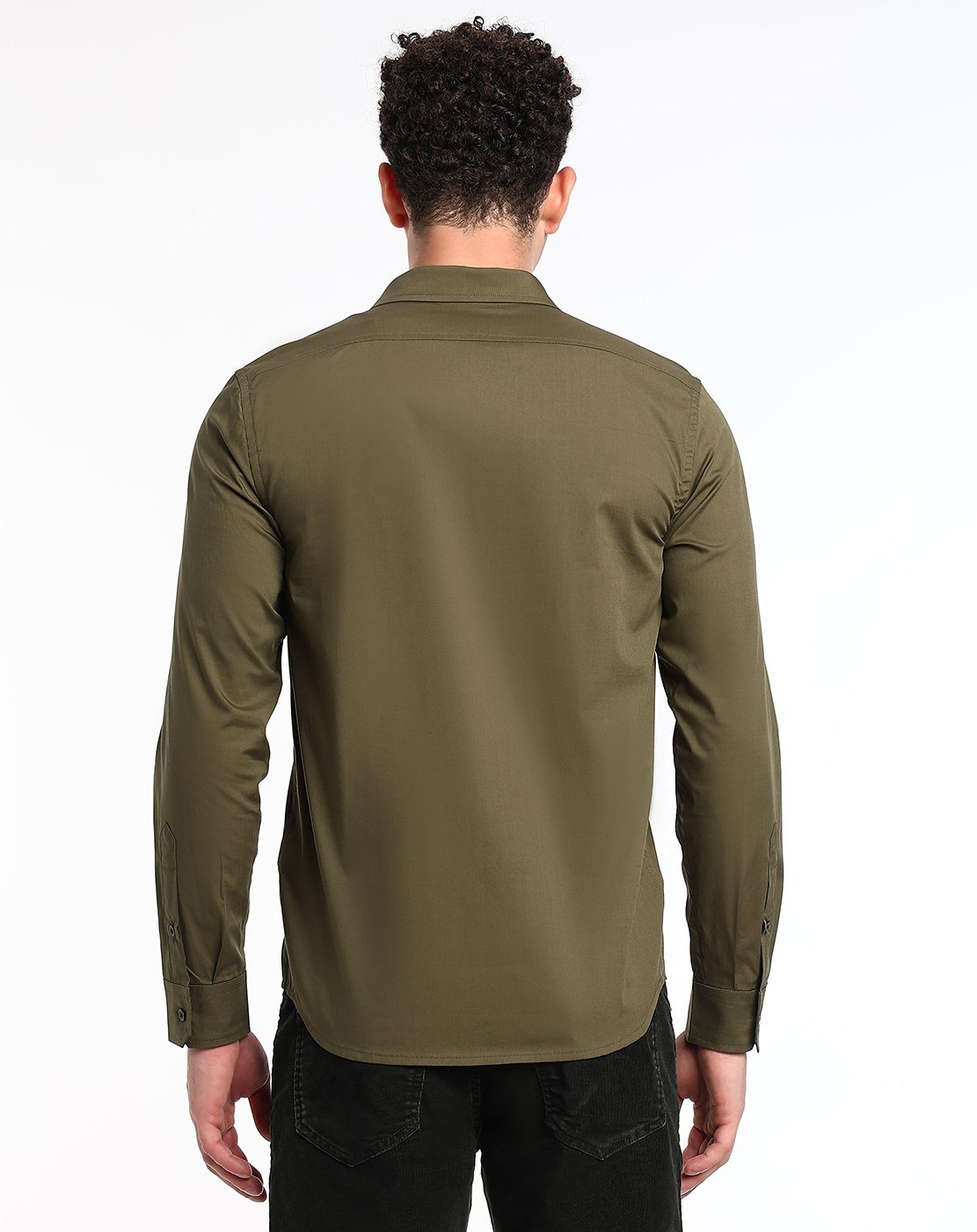 Military Green Male IN-S-BILL-EMB Shirts