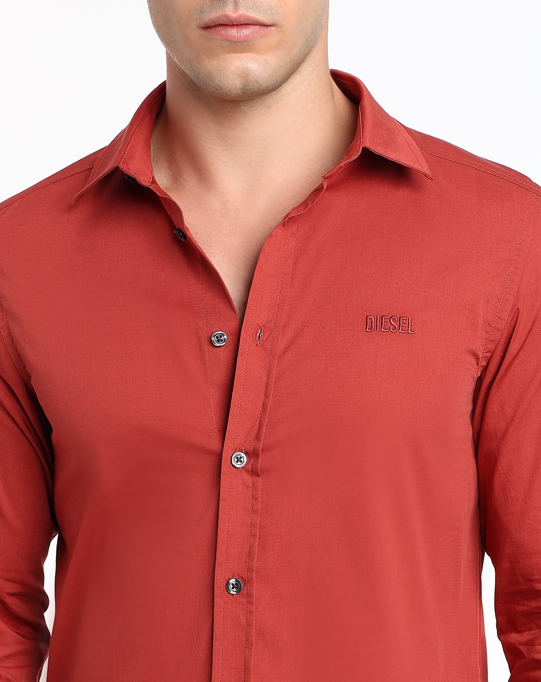Brown Male IN-S-BILL-EMB Shirts