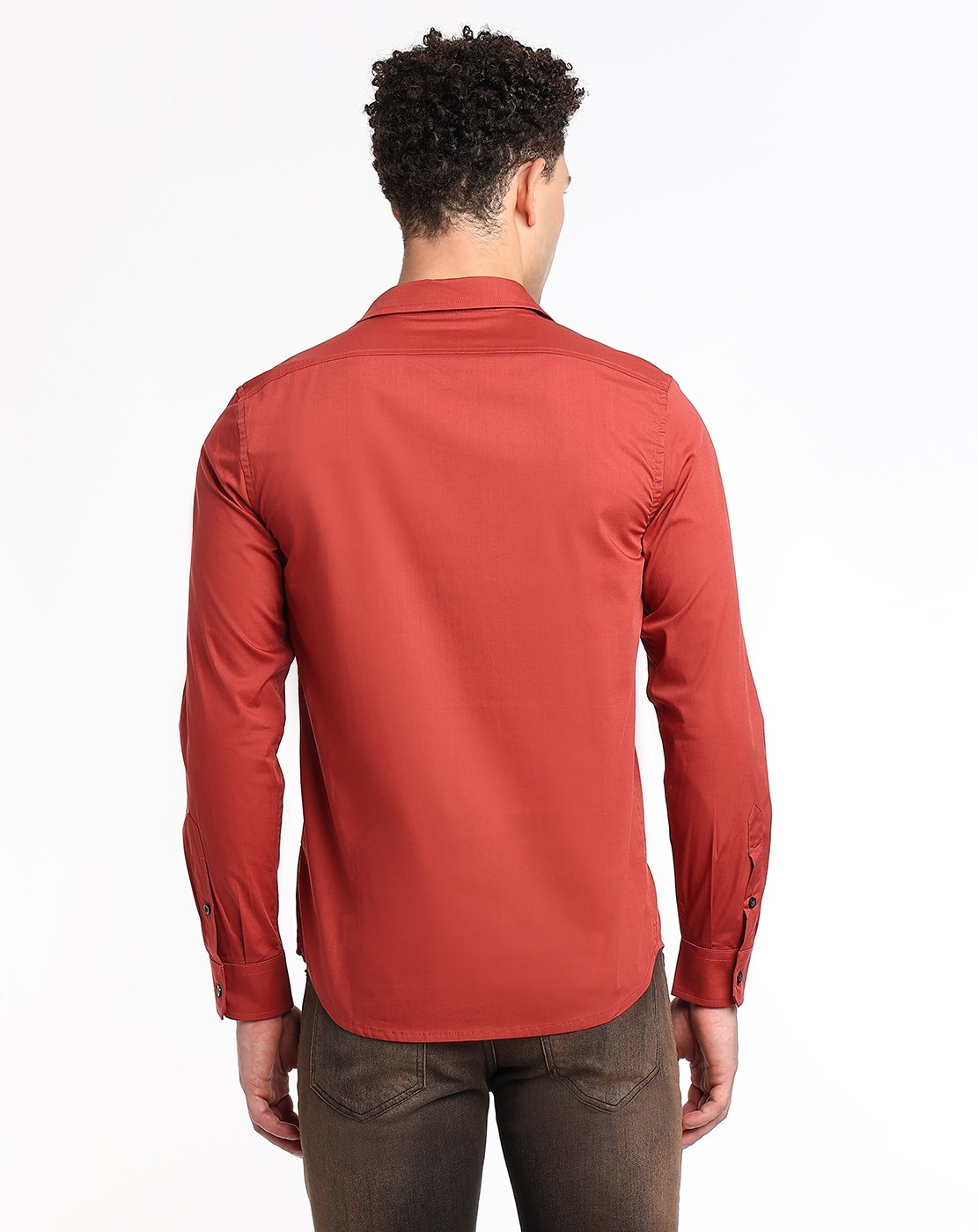 Brown Male IN-S-BILL-EMB Shirts