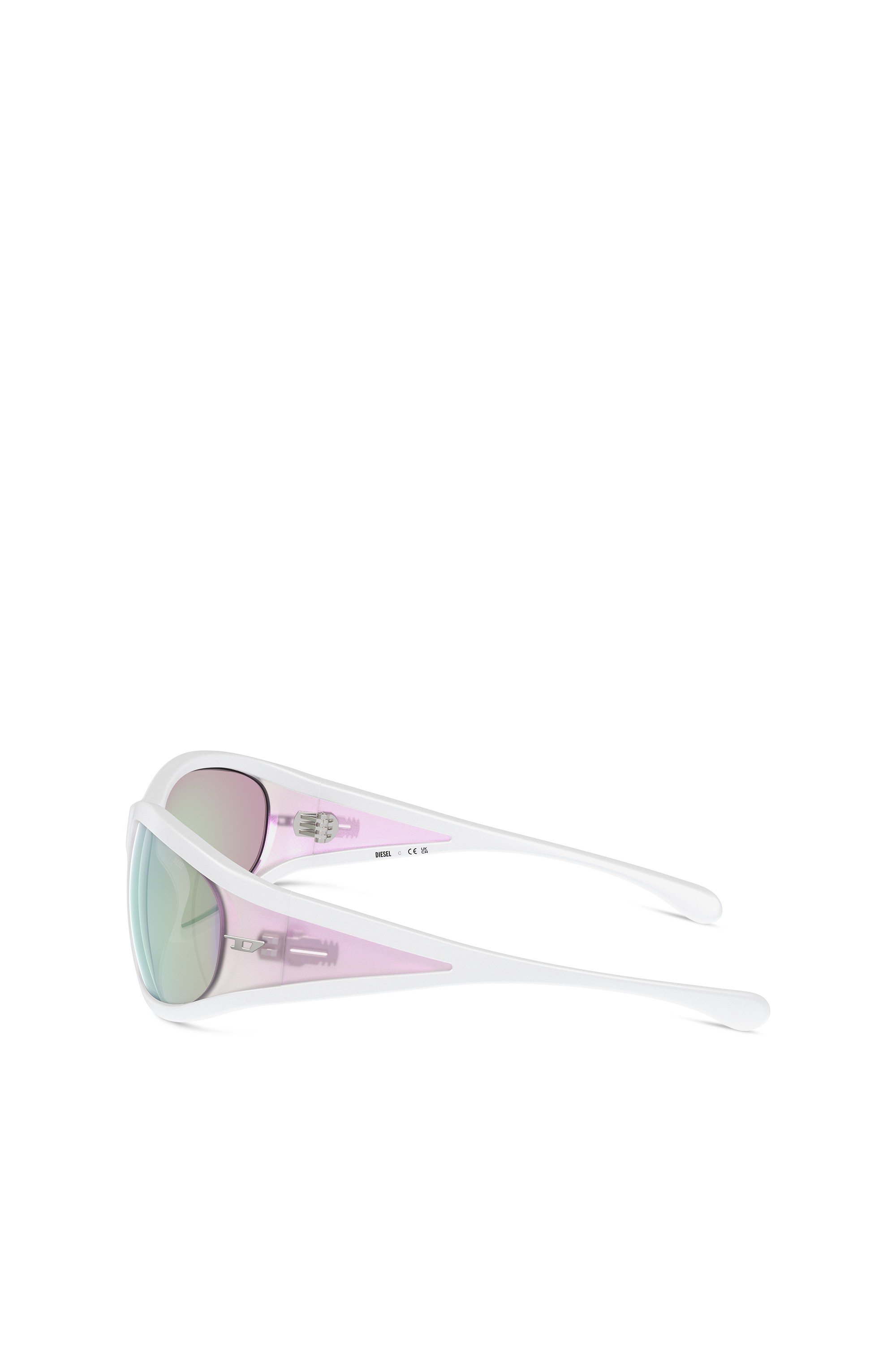 Pink Rectangular sunglasses in acetate