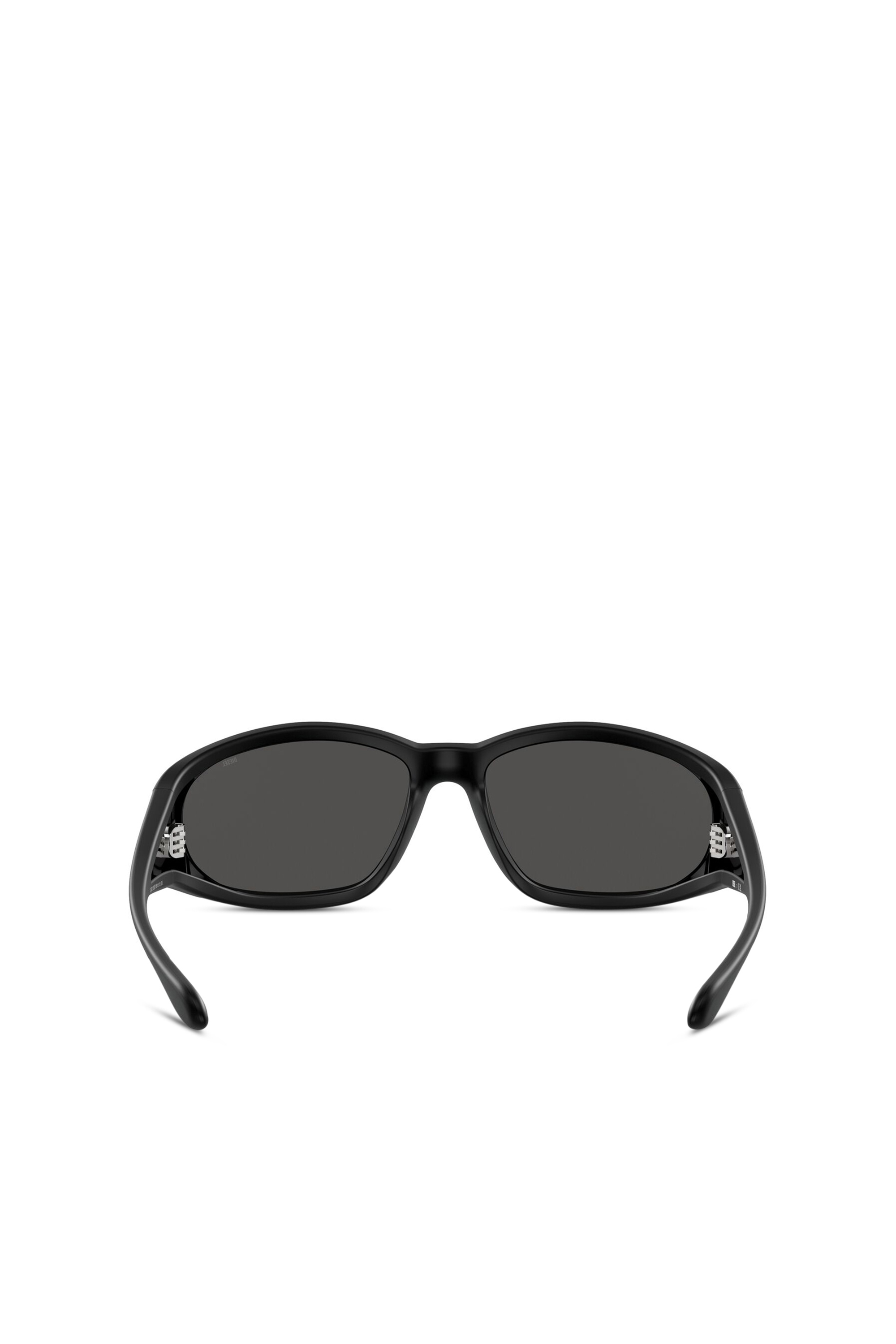 Black Rectangular sunglasses in acetate