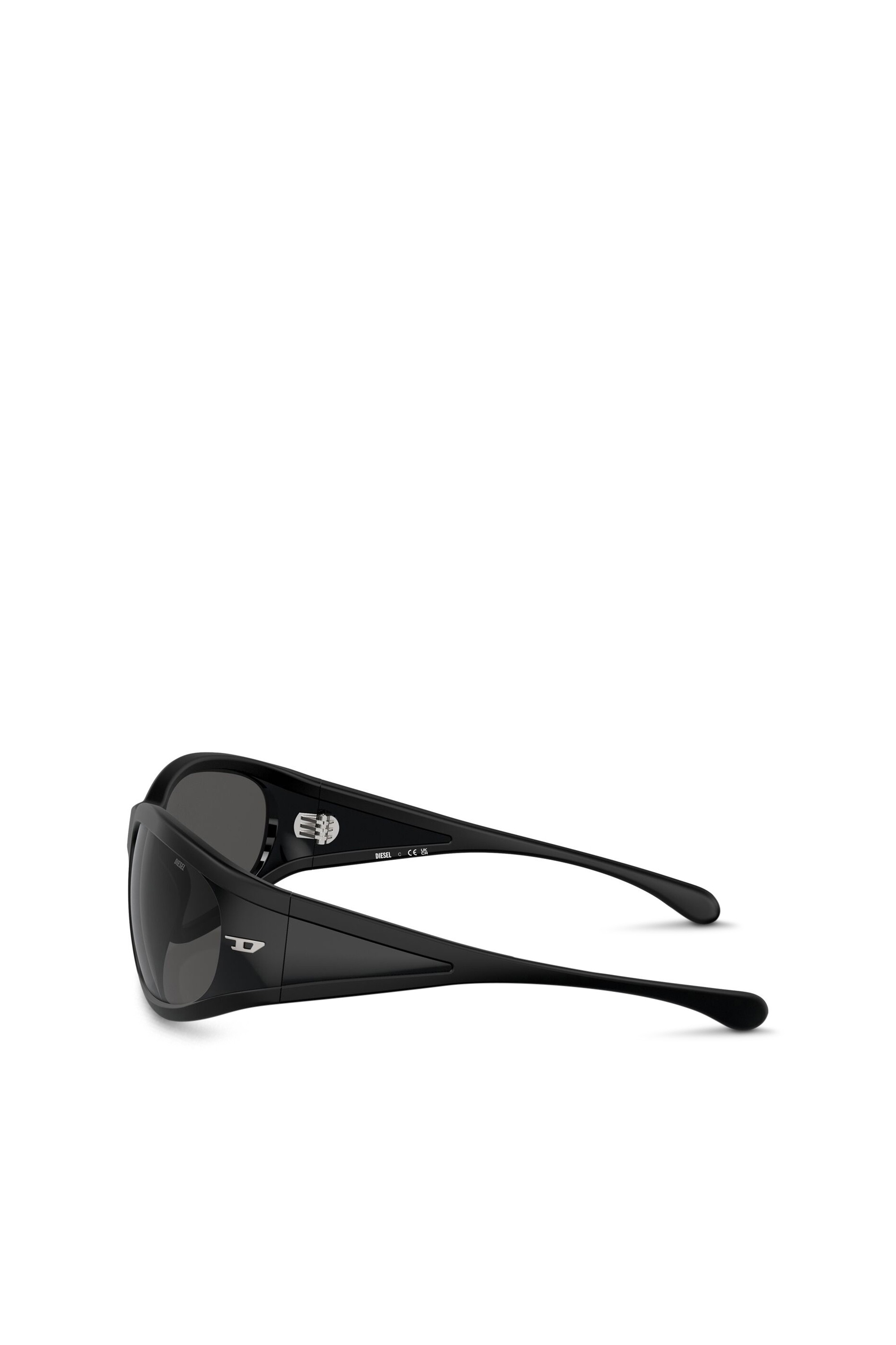 Black Rectangular sunglasses in acetate