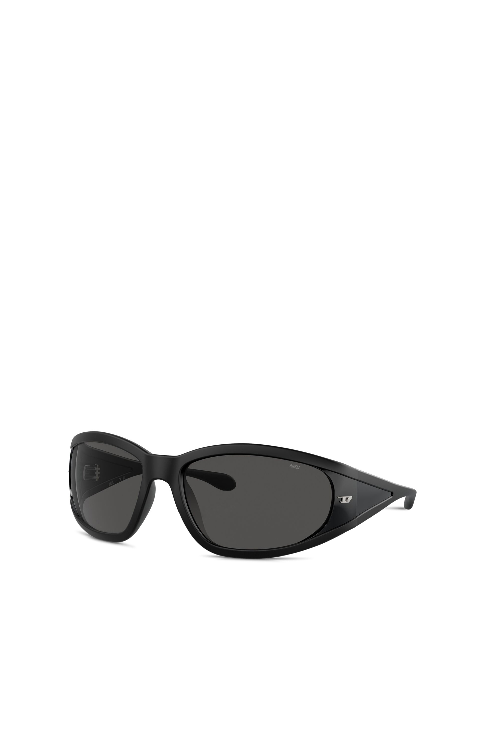 Black Rectangular sunglasses in acetate