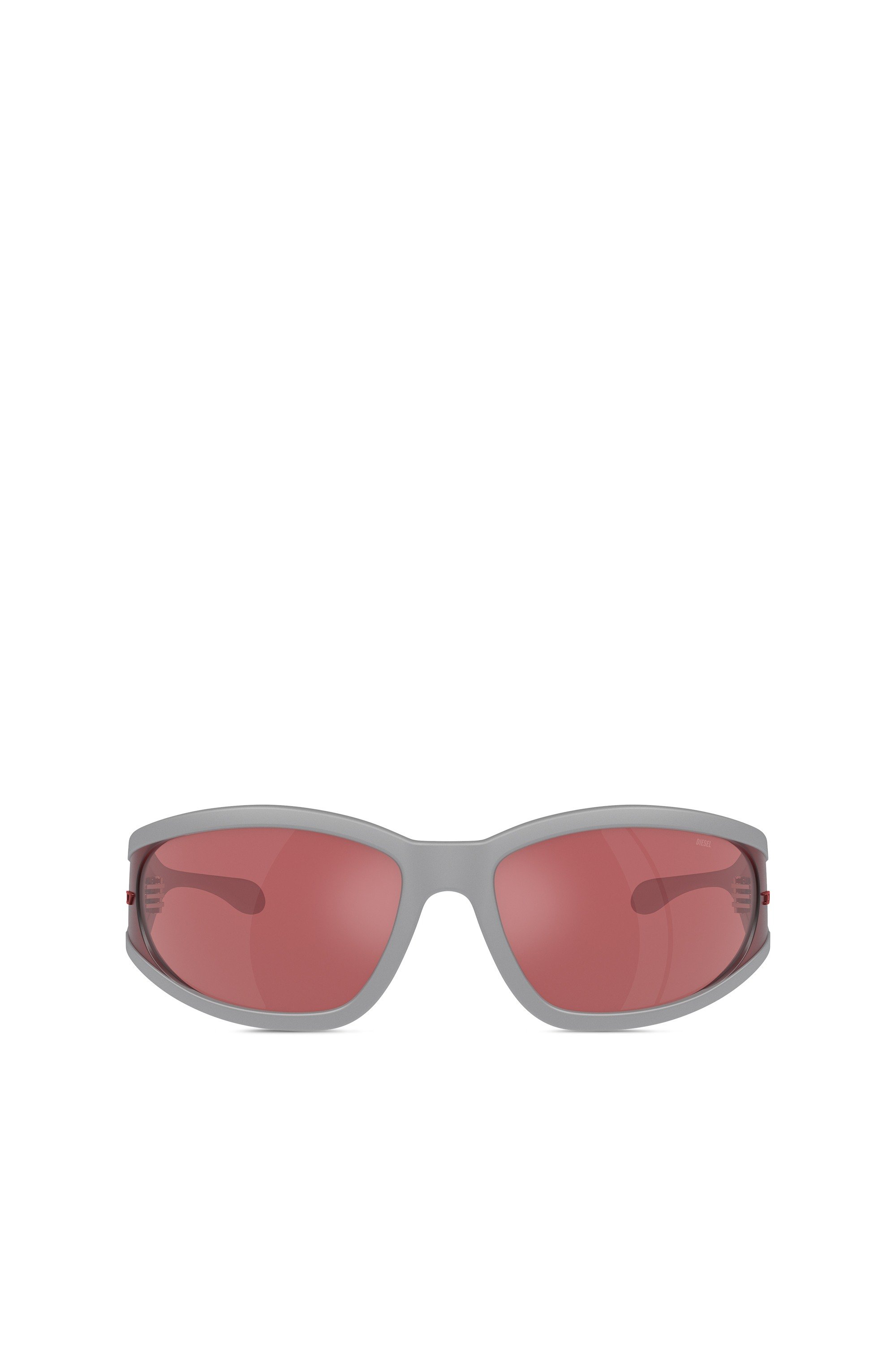 Grey Rectangular sunglasses in acetate