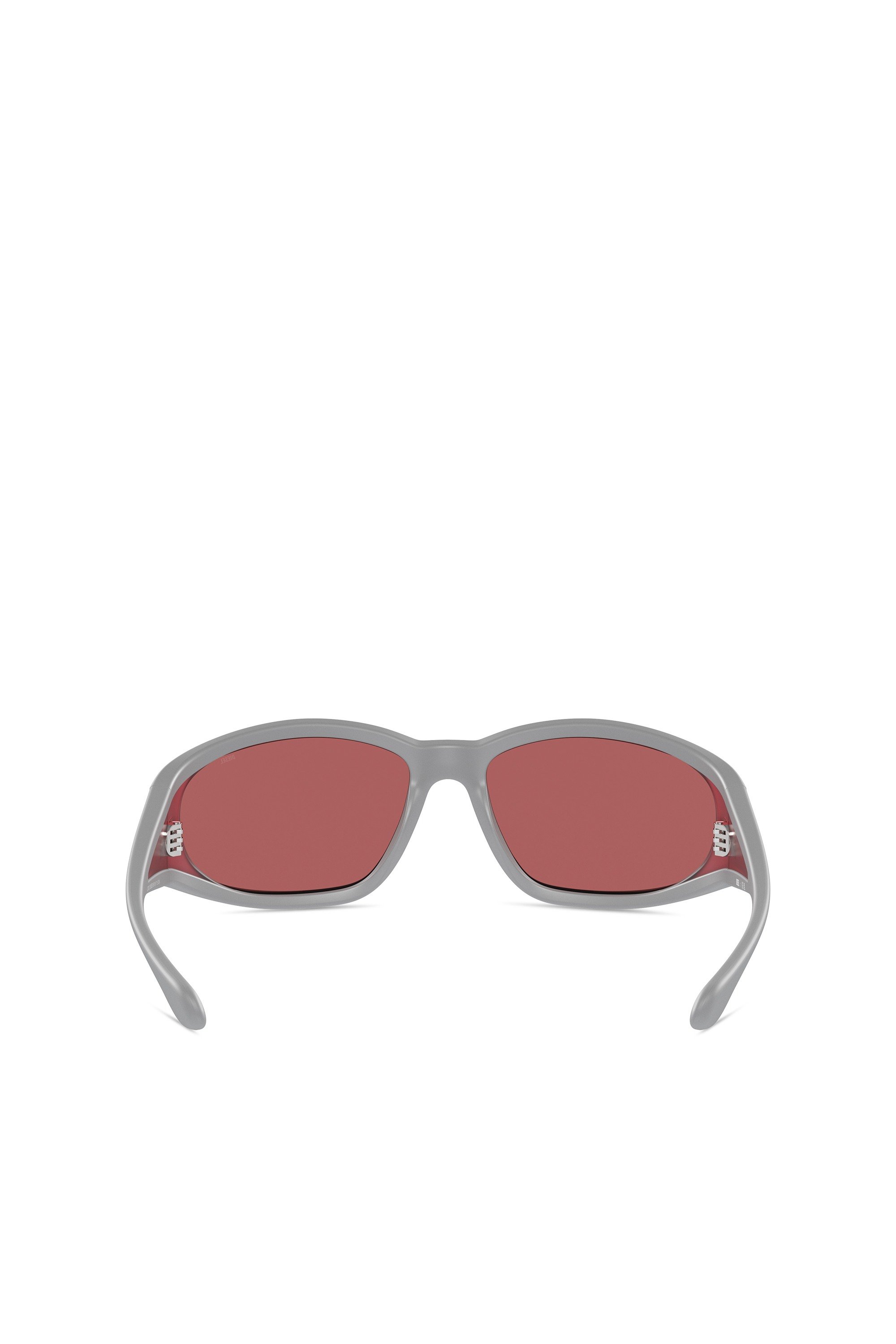 Grey Rectangular sunglasses in acetate