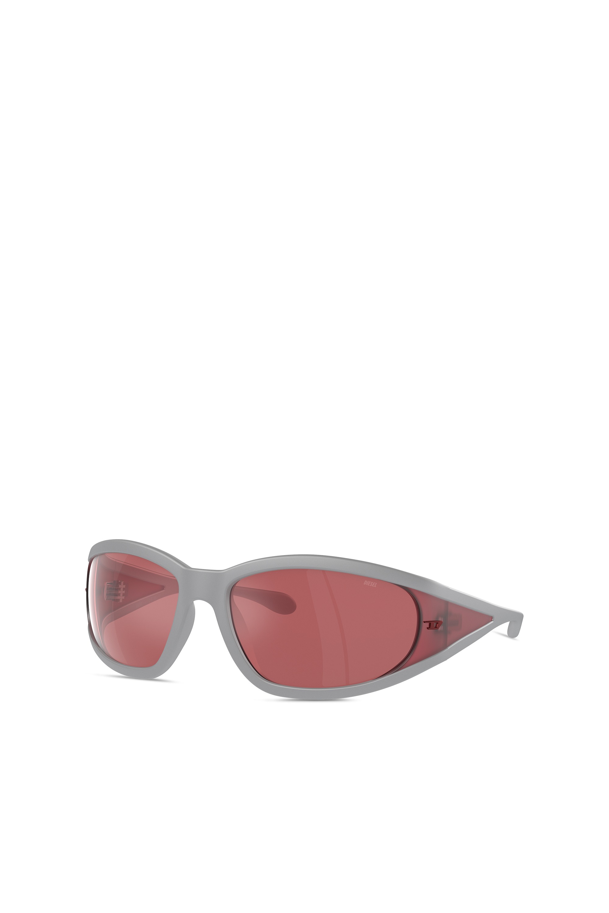 Grey Rectangular sunglasses in acetate