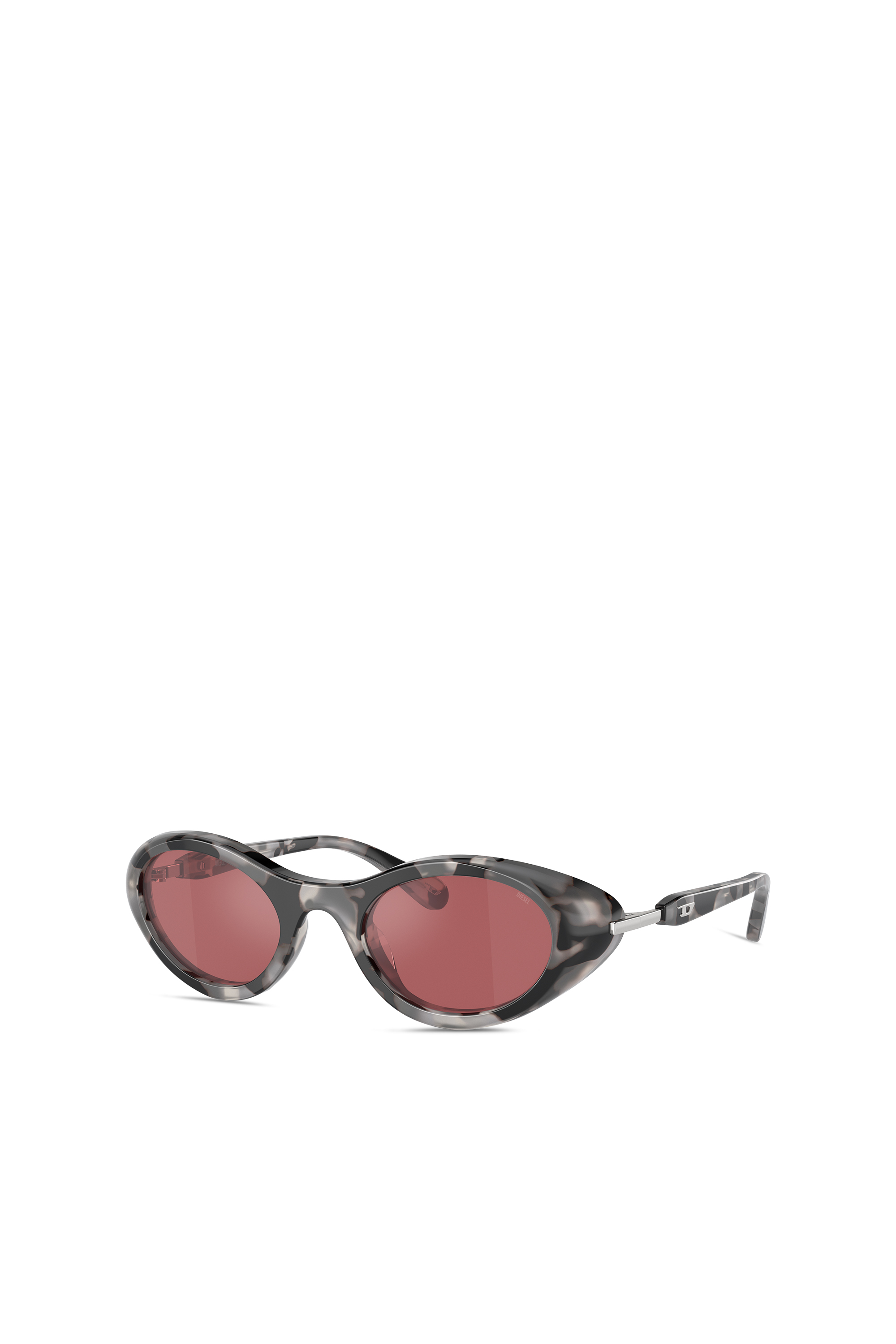 Grey Wrap-around shape sunglasses