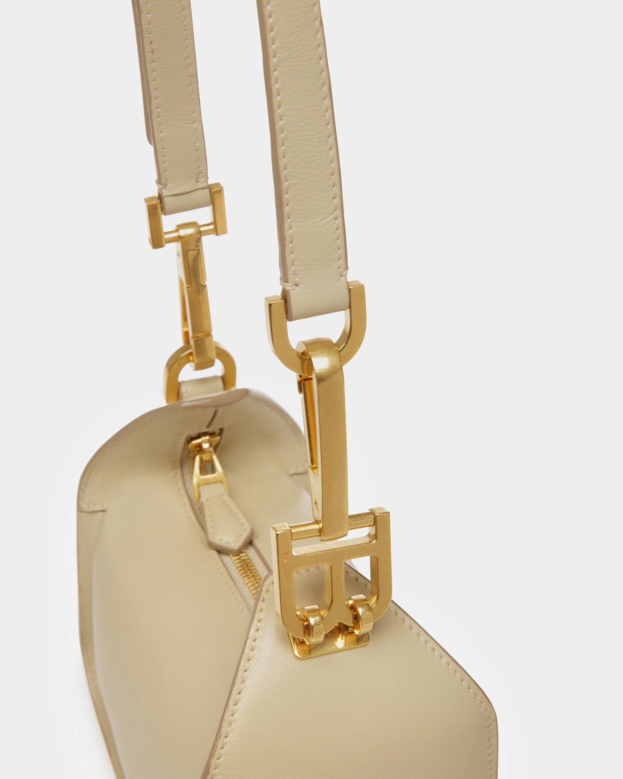 B-Hook XS Leather Minibag In Fossil