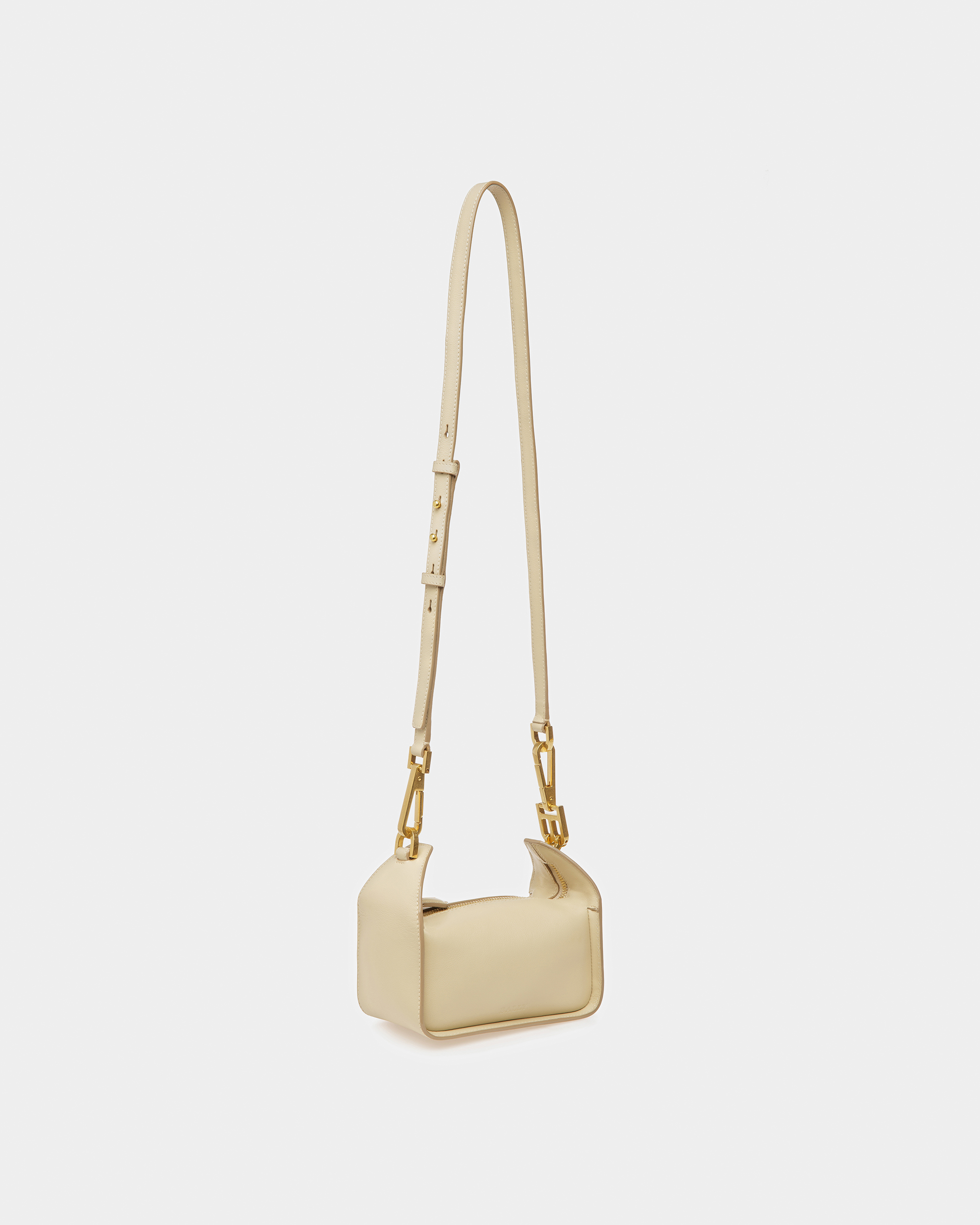 B-Hook XS Leather Minibag In Fossil