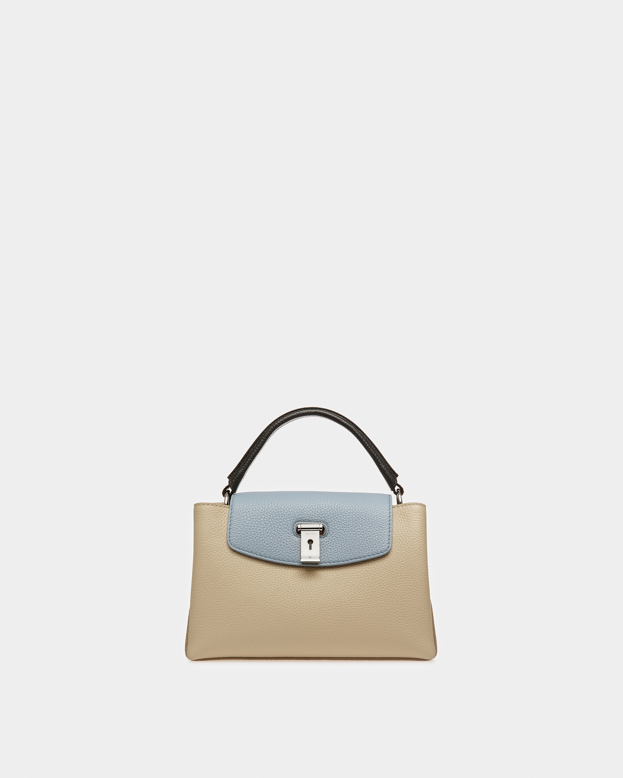 Bally | Layka S Leather Top Handle Bag In Beige