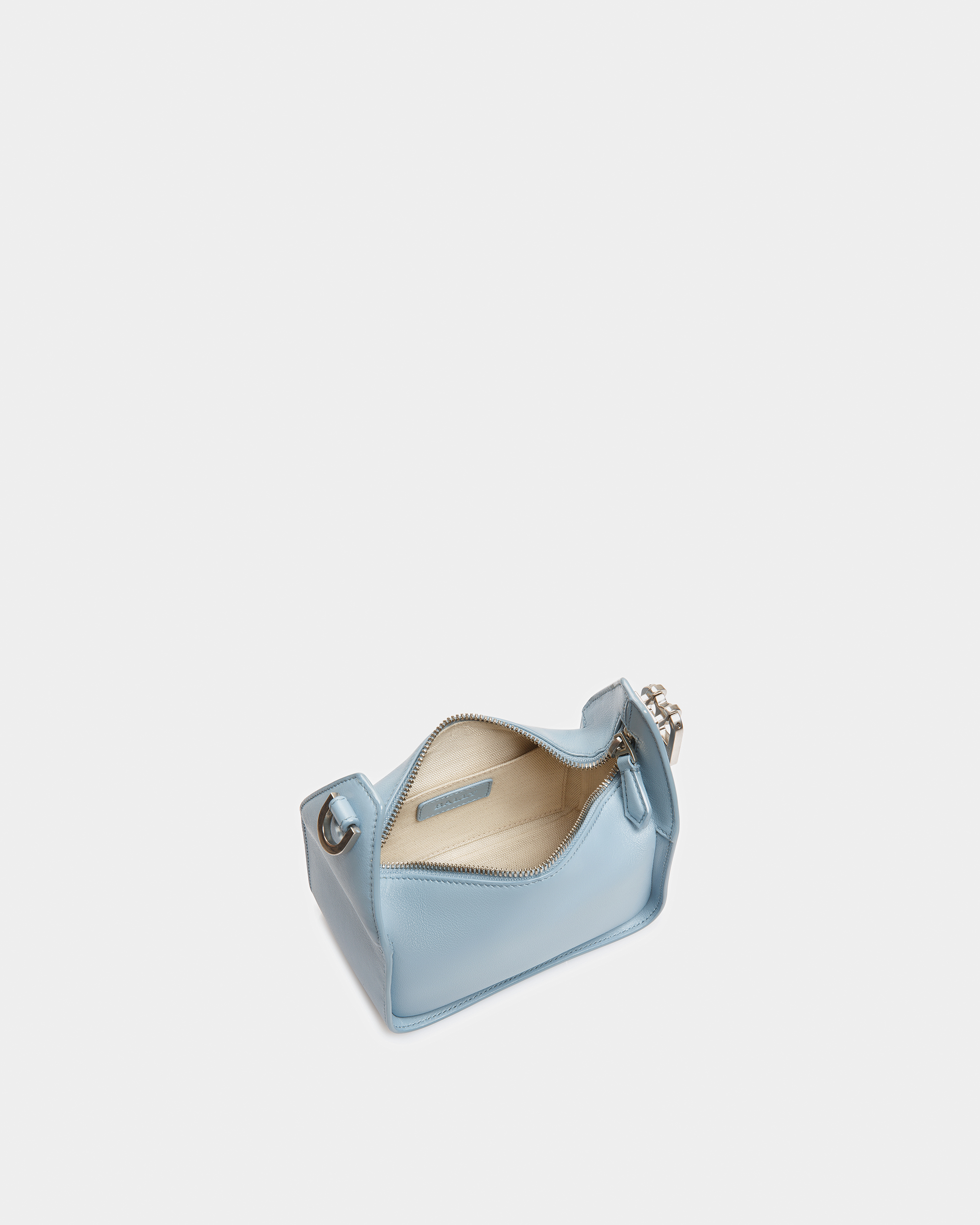B-Hook XS Leather Minibag In Light Blue