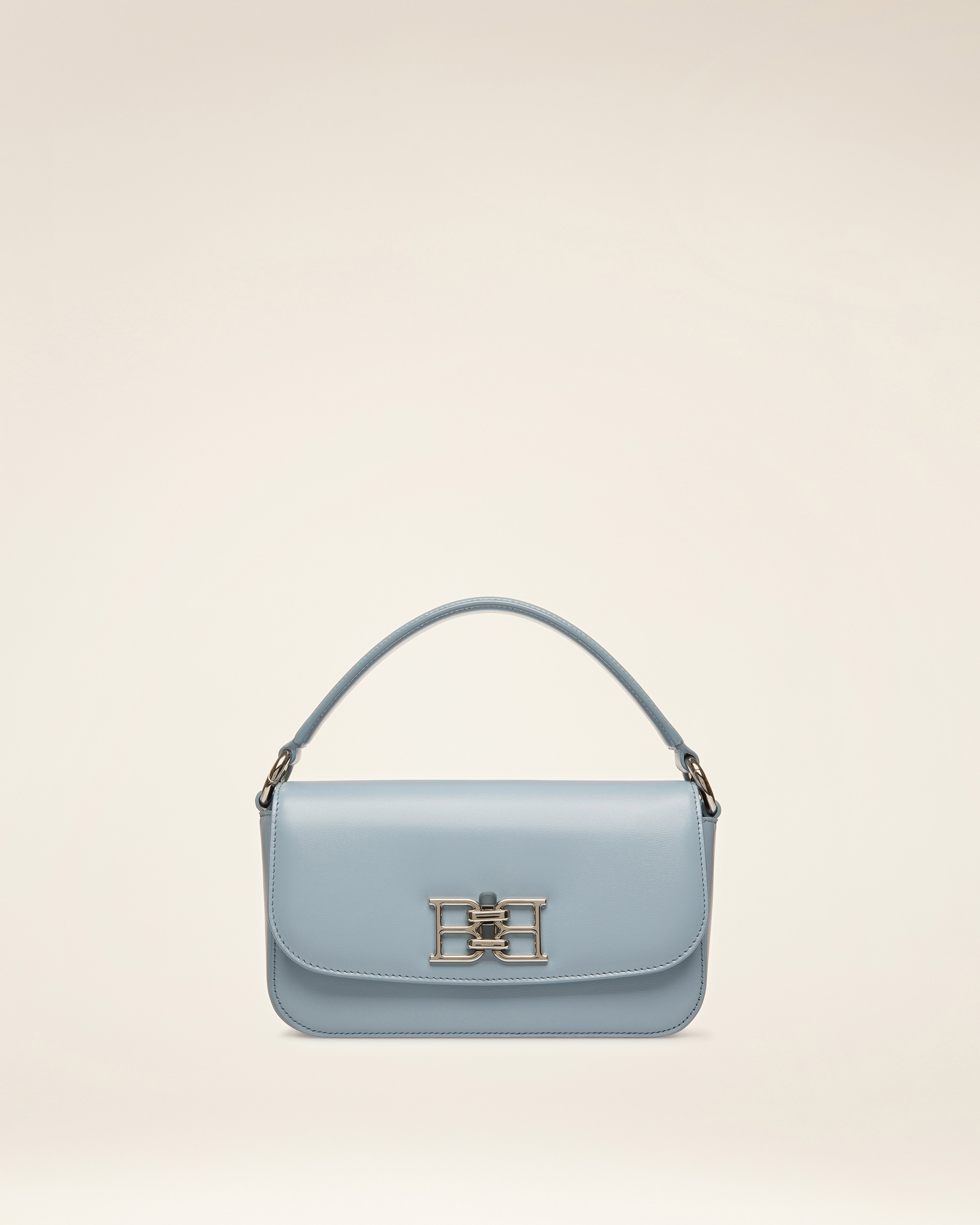 Brodye Leather Crossbody Bag In Light Blue