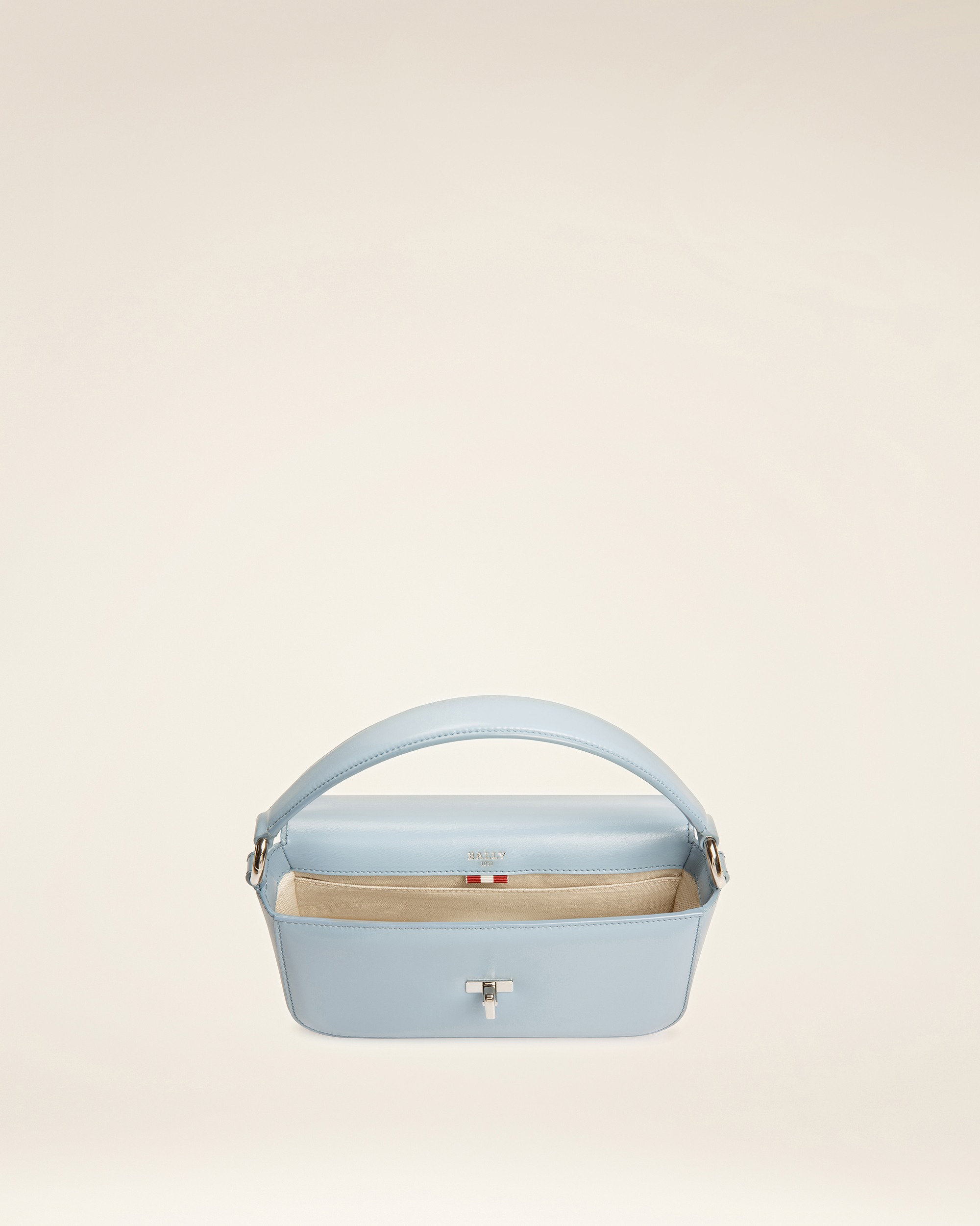 Brodye Leather Crossbody Bag In Light Blue