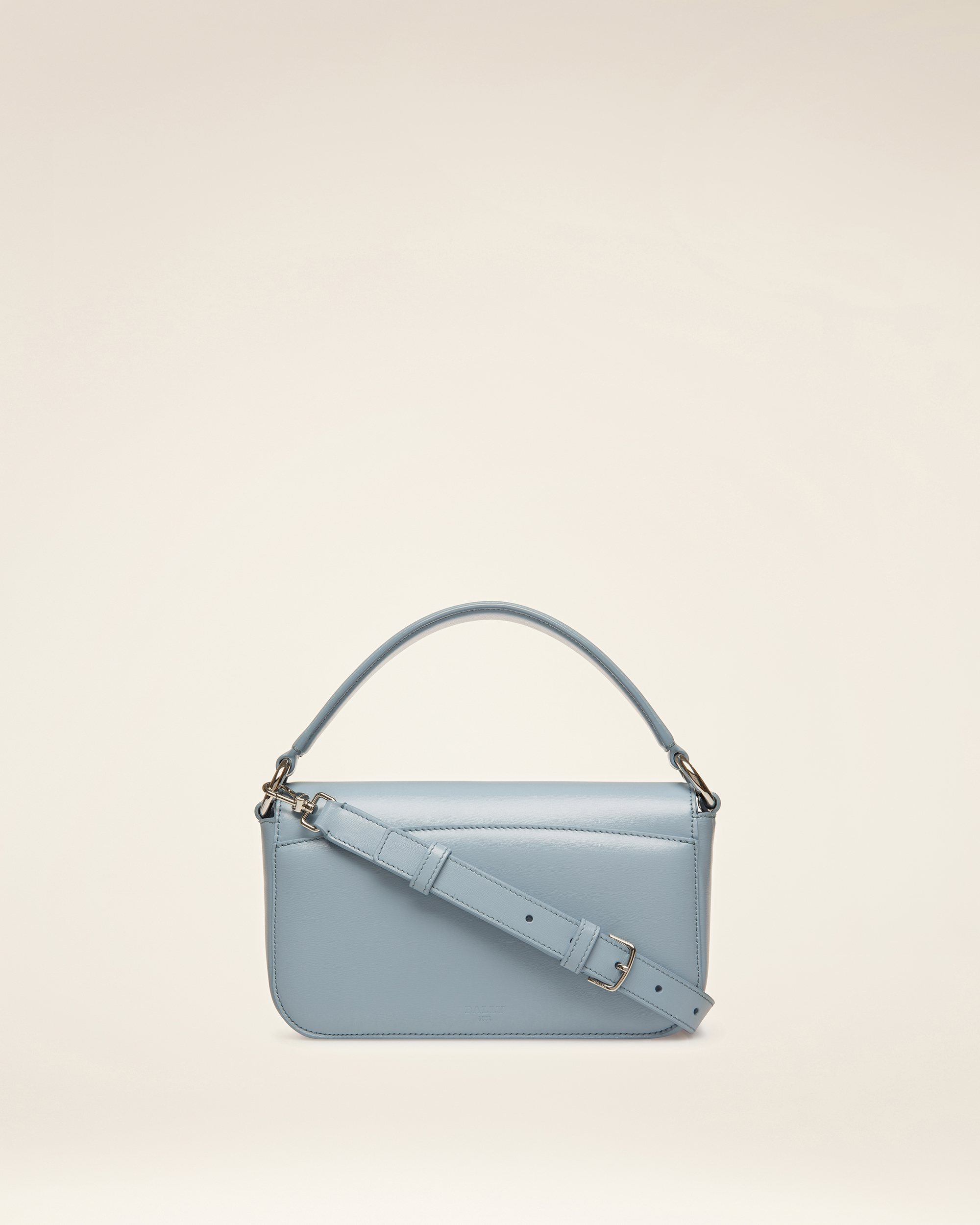 Brodye Leather Crossbody Bag In Light Blue