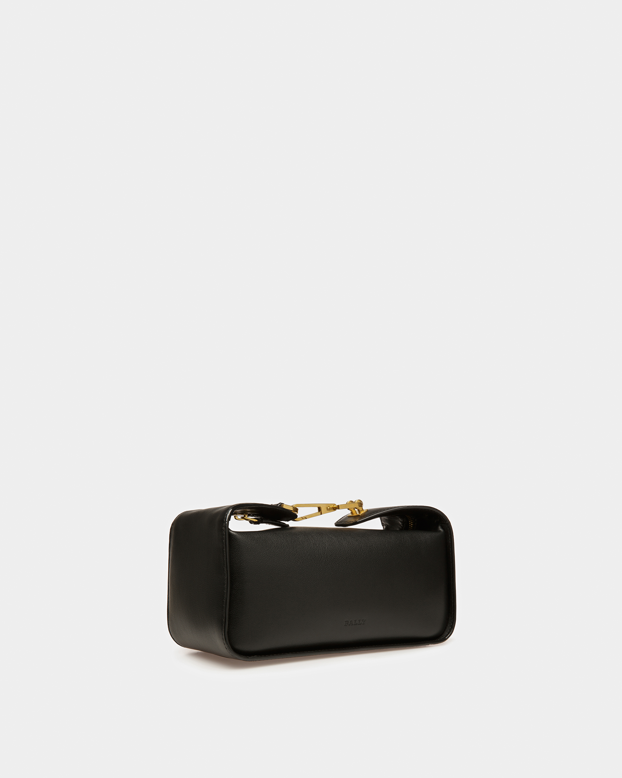 B-Hook Leather Shoulder Bag In Black