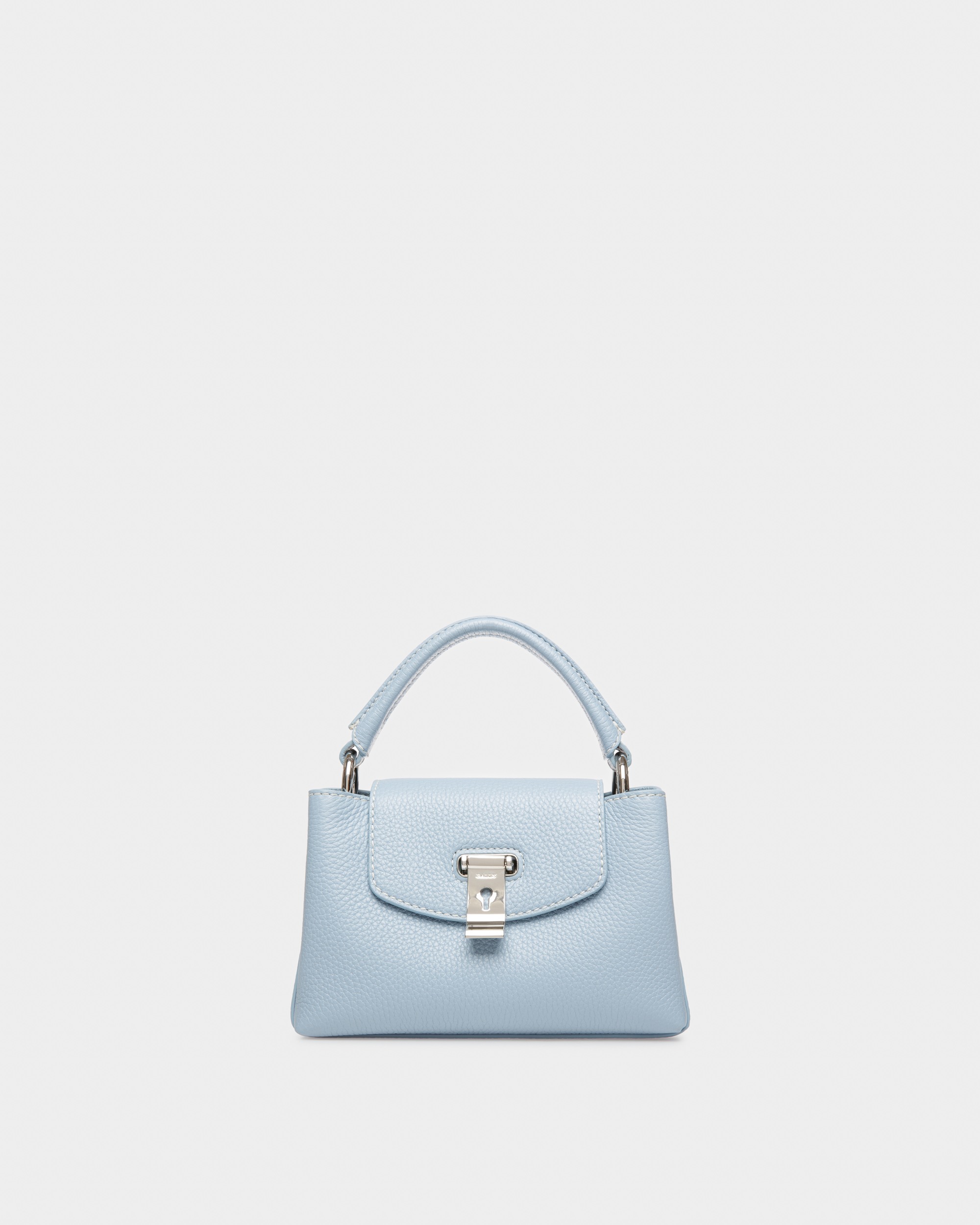 Layka XS Leather Minibag In Light Blue