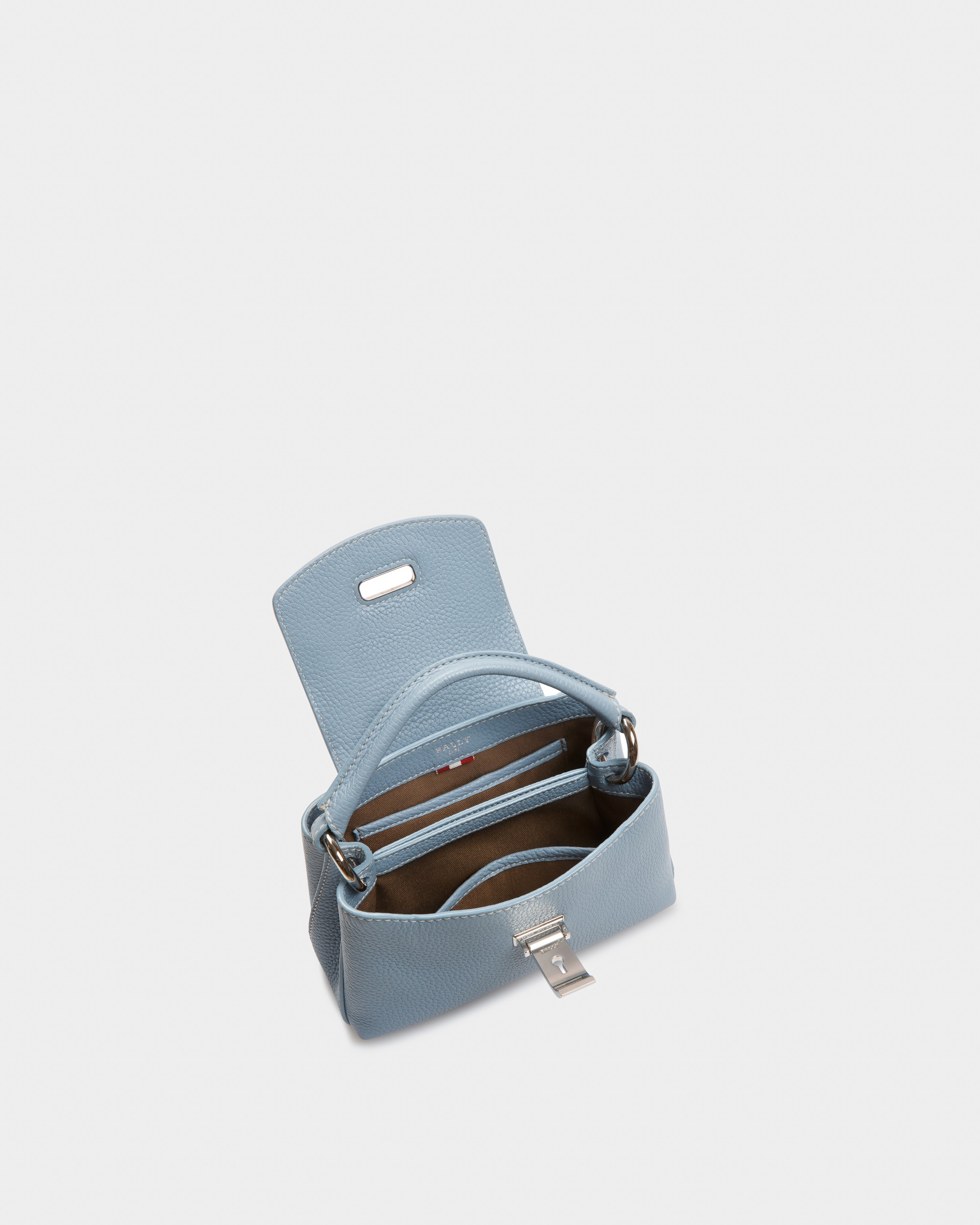 Layka XS Leather Minibag In Light Blue