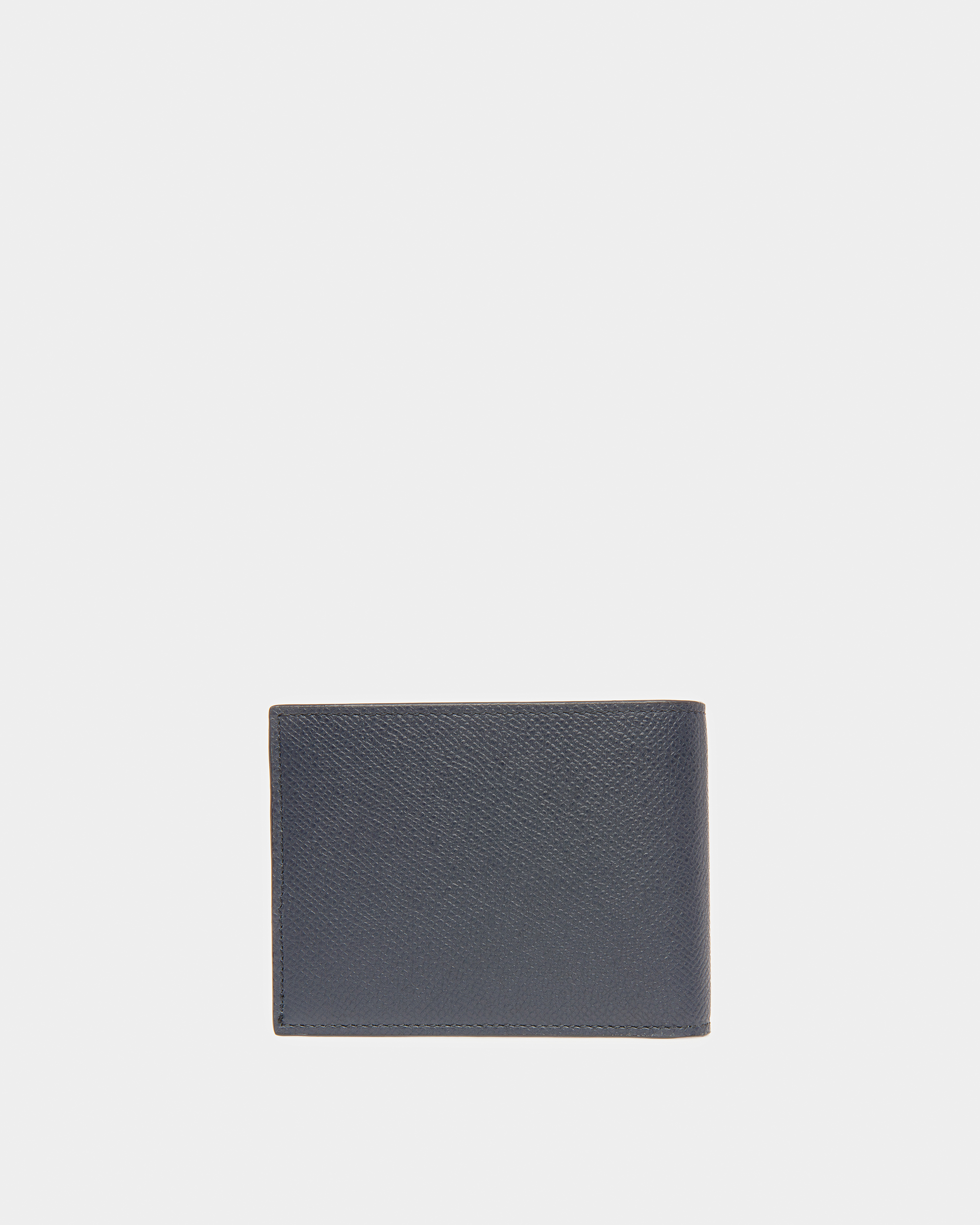 Bevyett Leather Wallet In Midnight Blue And Light Blue