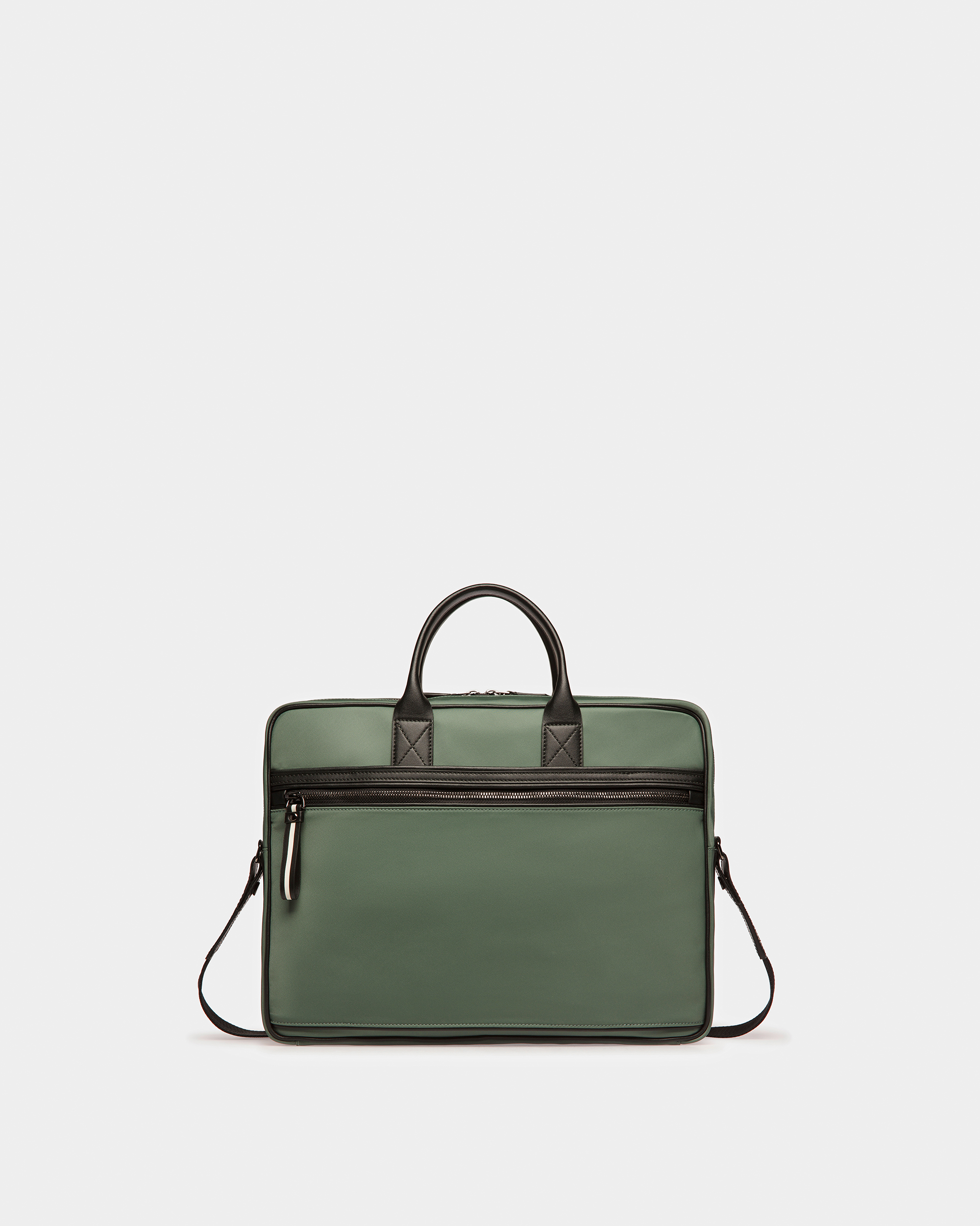 Faldy Nylon Business Bag In Sage