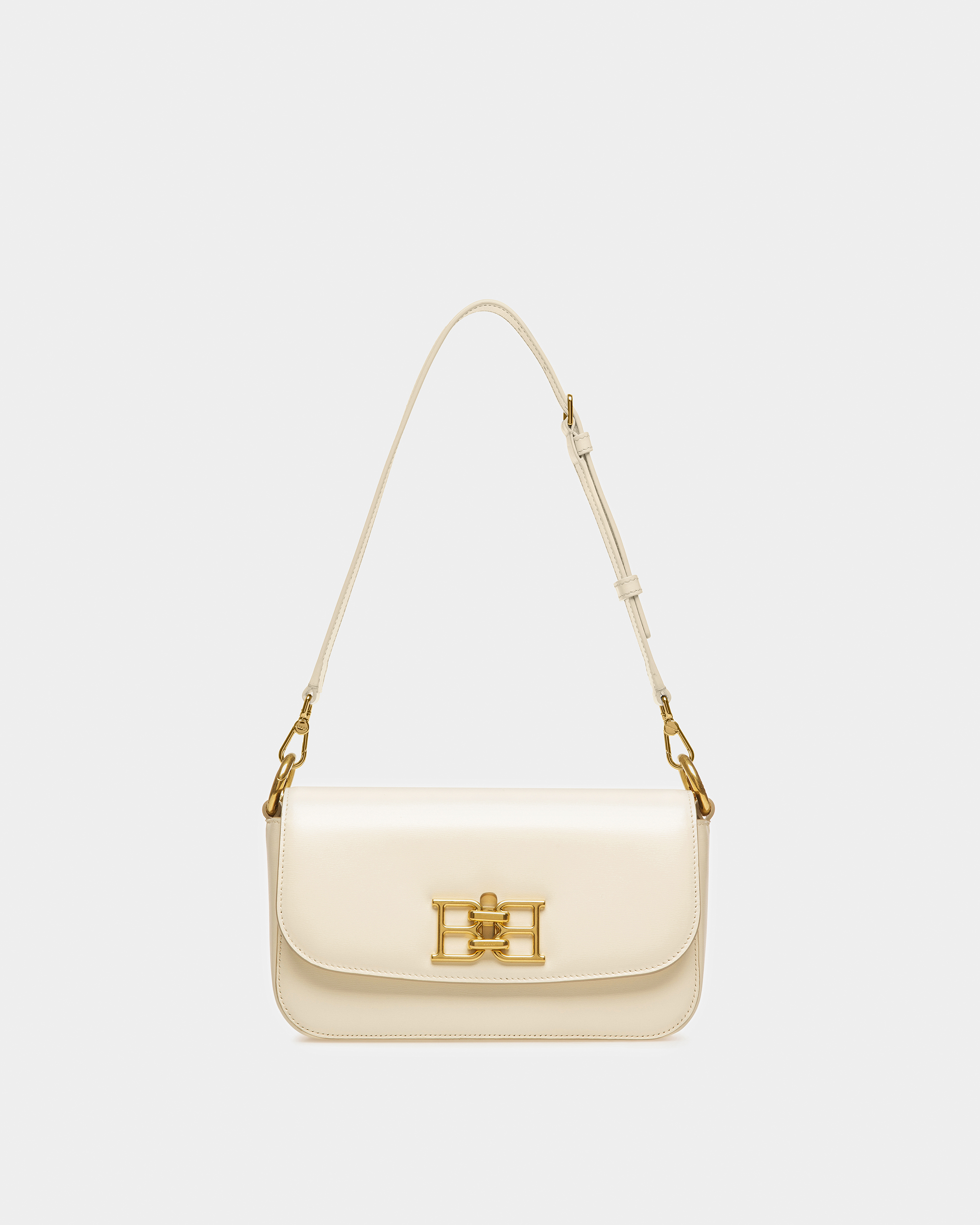 Brodye Leather Crossbody Bag In Bone