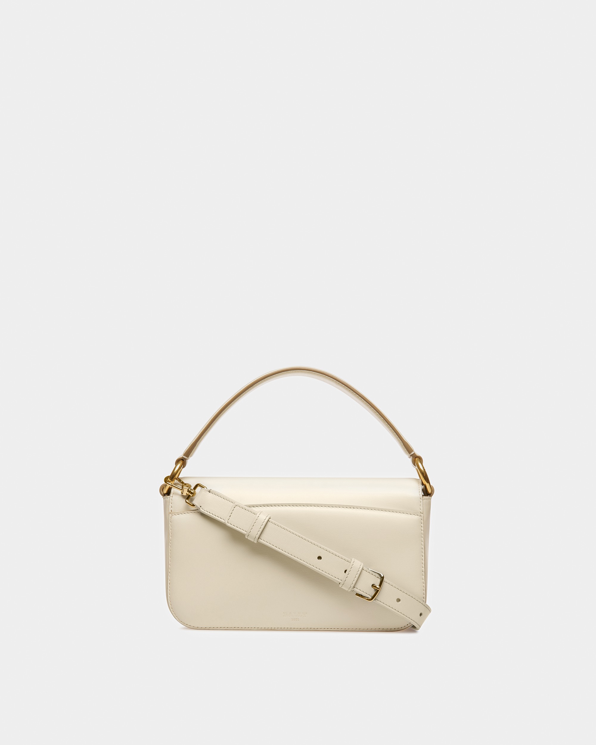Brodye Leather Crossbody Bag In Bone
