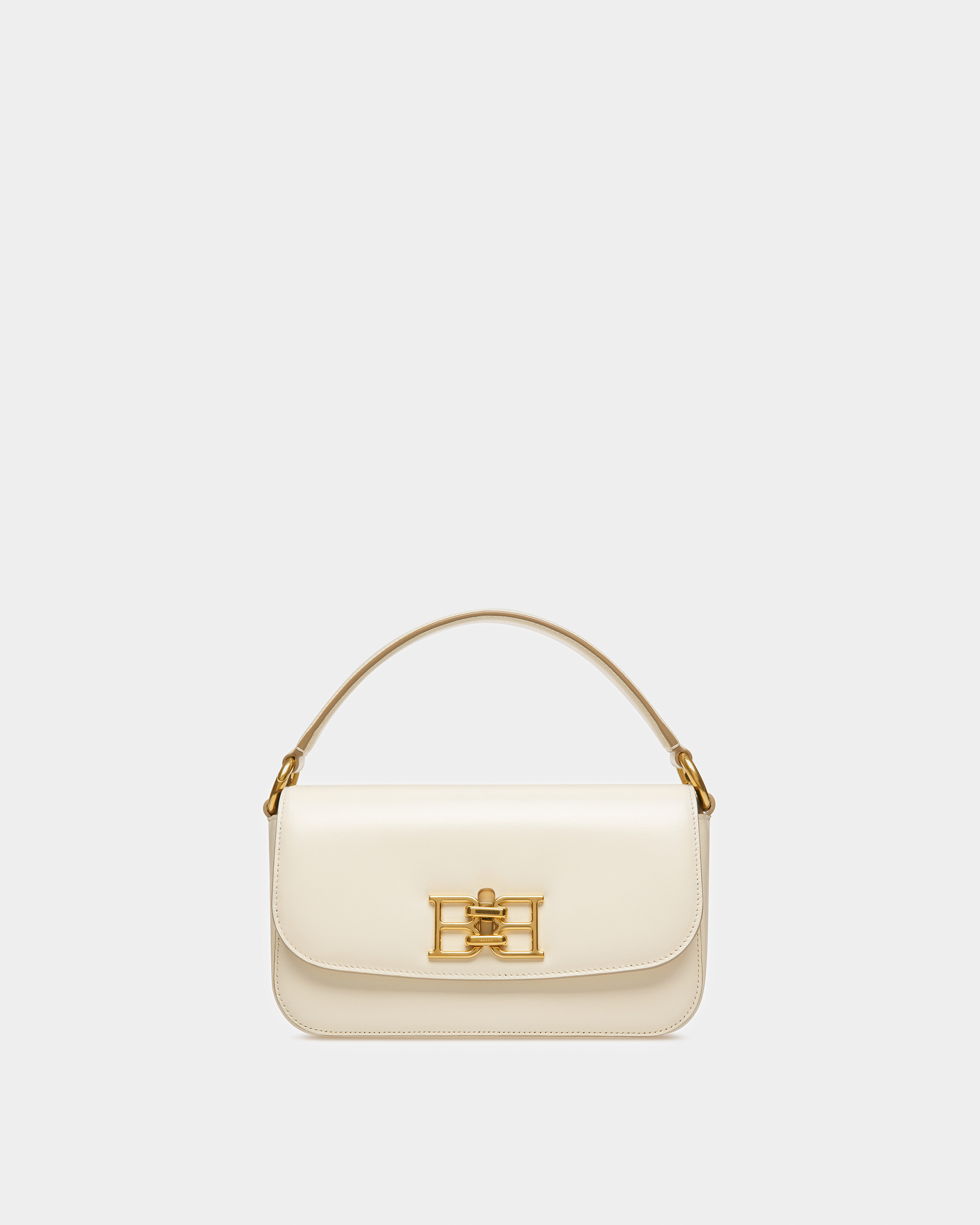 Brodye Leather Crossbody Bag In Bone