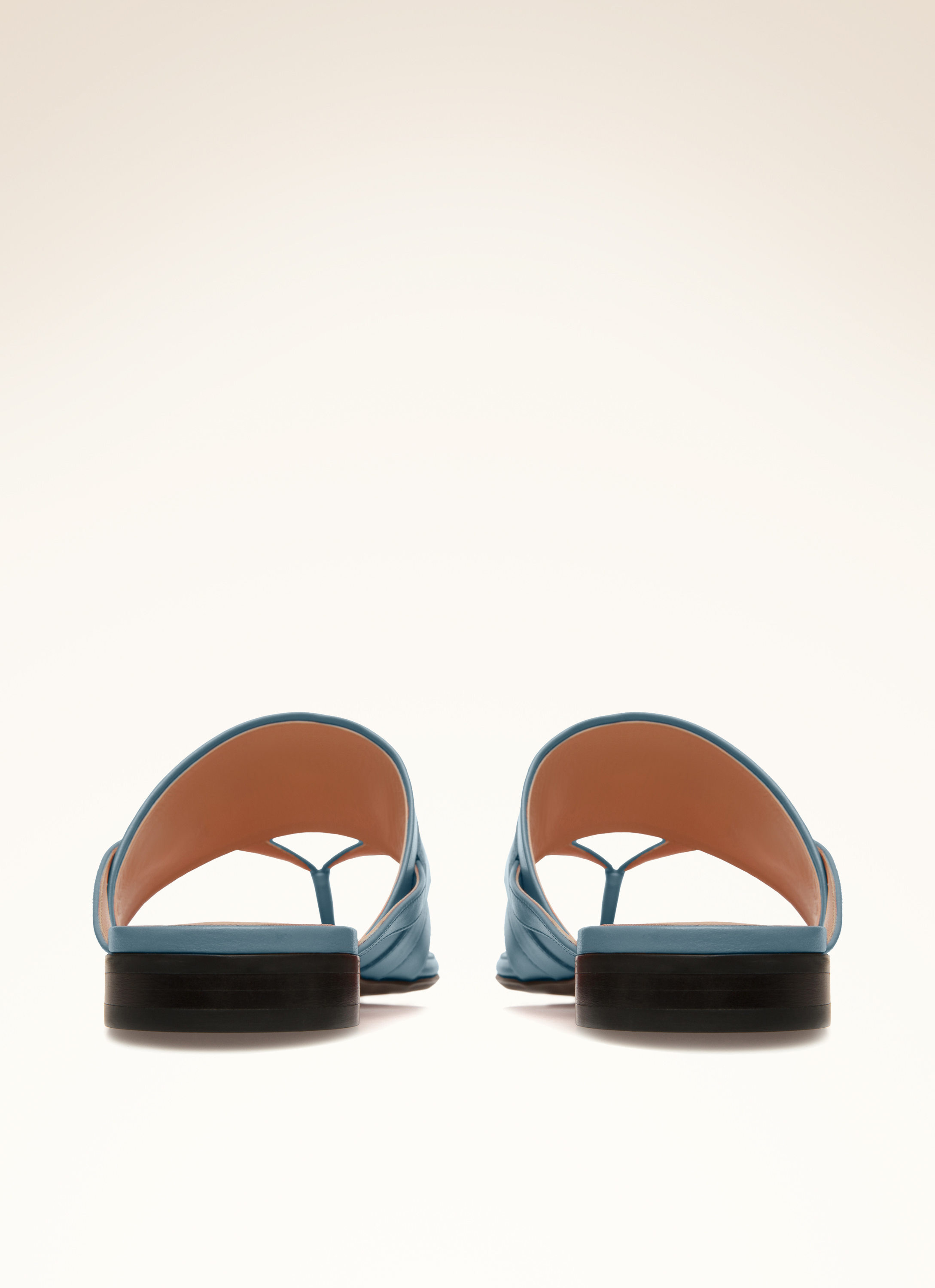 Elia Flat Leather Flat Sandals